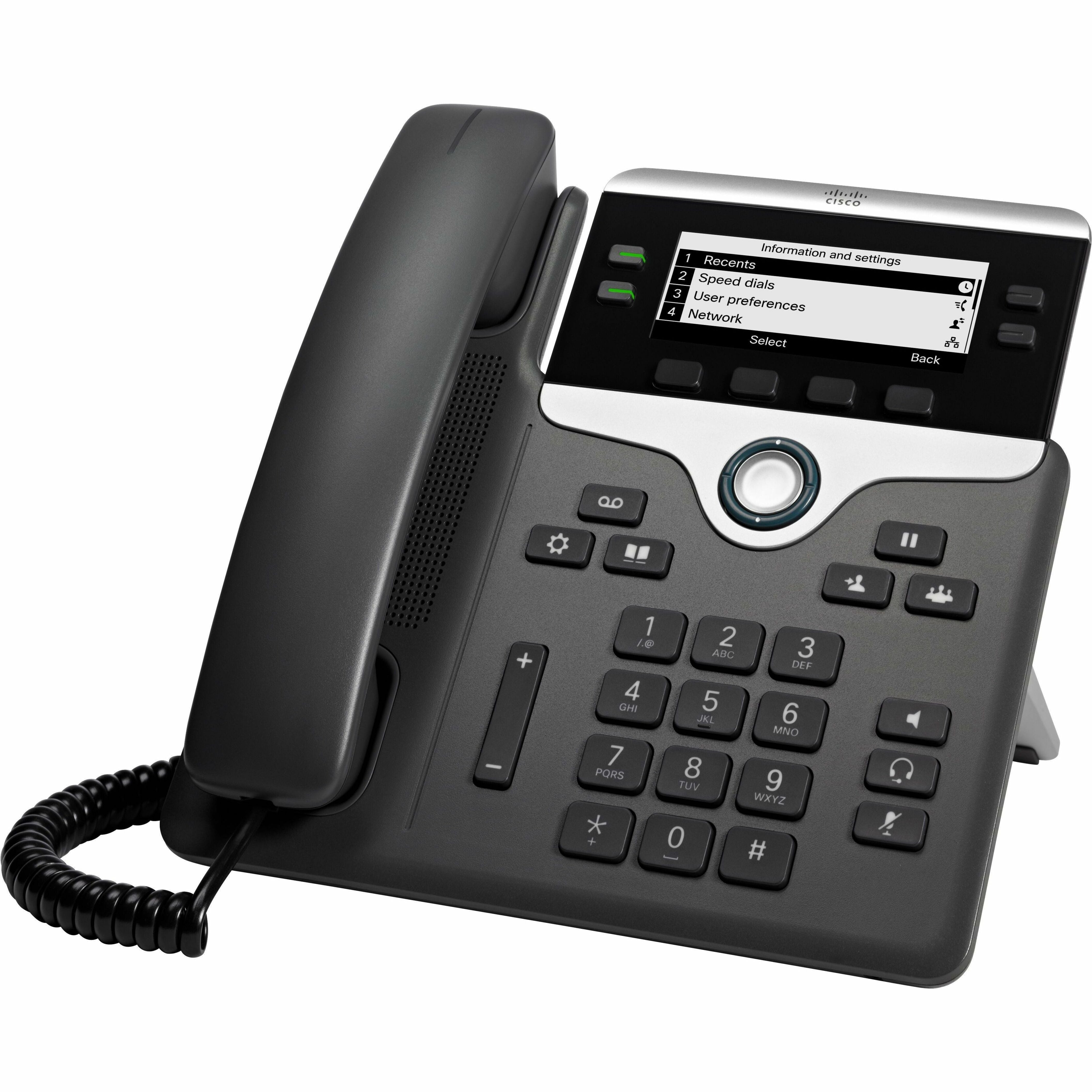 Cisco CP-7841-3PCC-K9= 7841 IP Phone, TAA Compliant, Environmentally Friendly, VoIP, Speakerphone