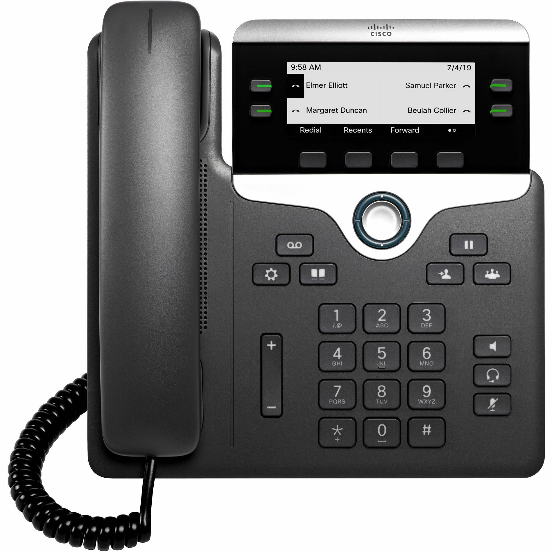 Cisco CP-7841-3PCC-K9= 7841 IP Phone, TAA Compliant, Environmentally Friendly, VoIP, Speakerphone