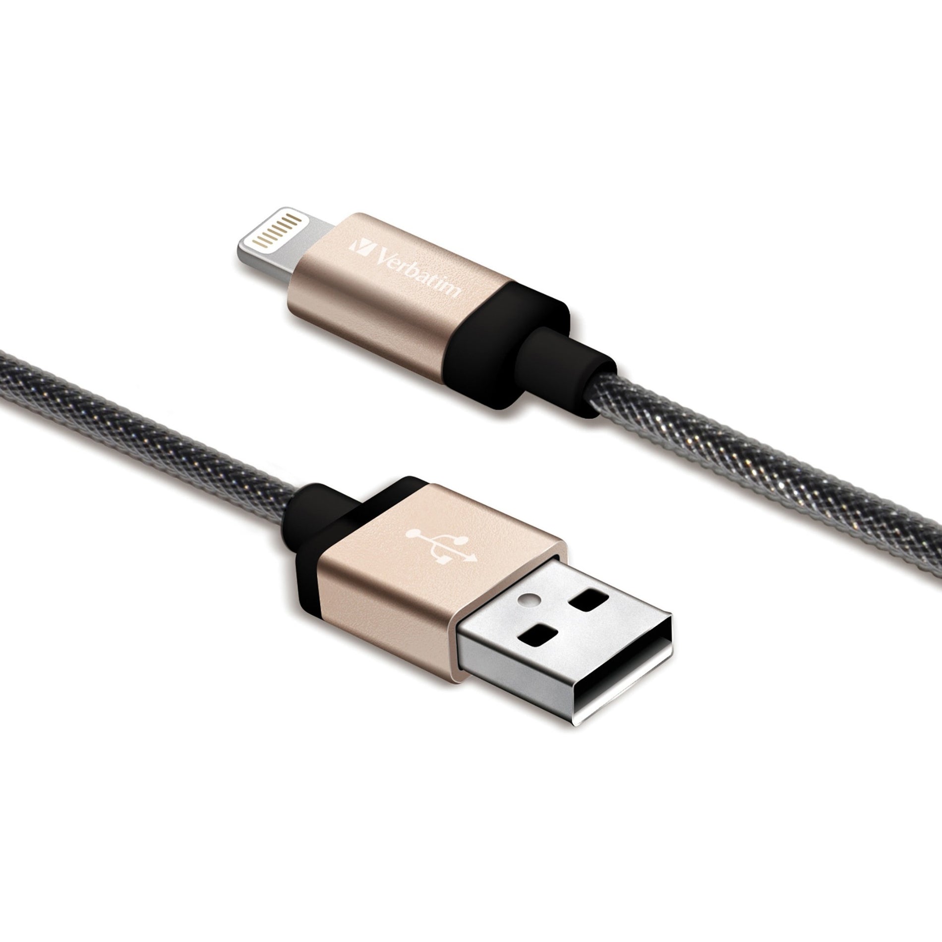 Verbatim 99212 Sync/Charge Lightning Data Transfer Cable, 3.92 ft, MFI Certified, Tangle-Free