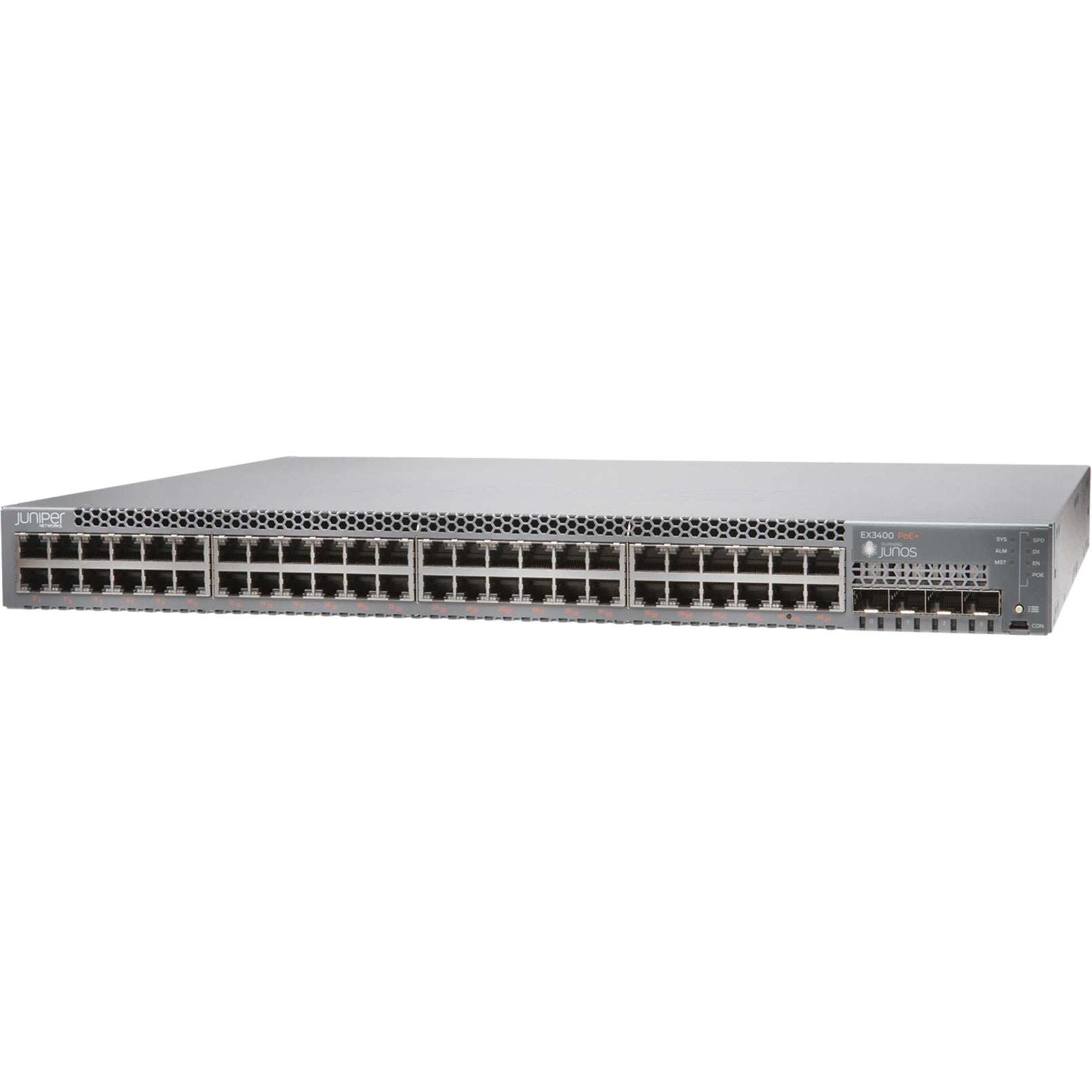 Juniper EX3400-48T Layer 3 Switch, Gigabit Ethernet Network, 48 Ports, Lifetime Warranty