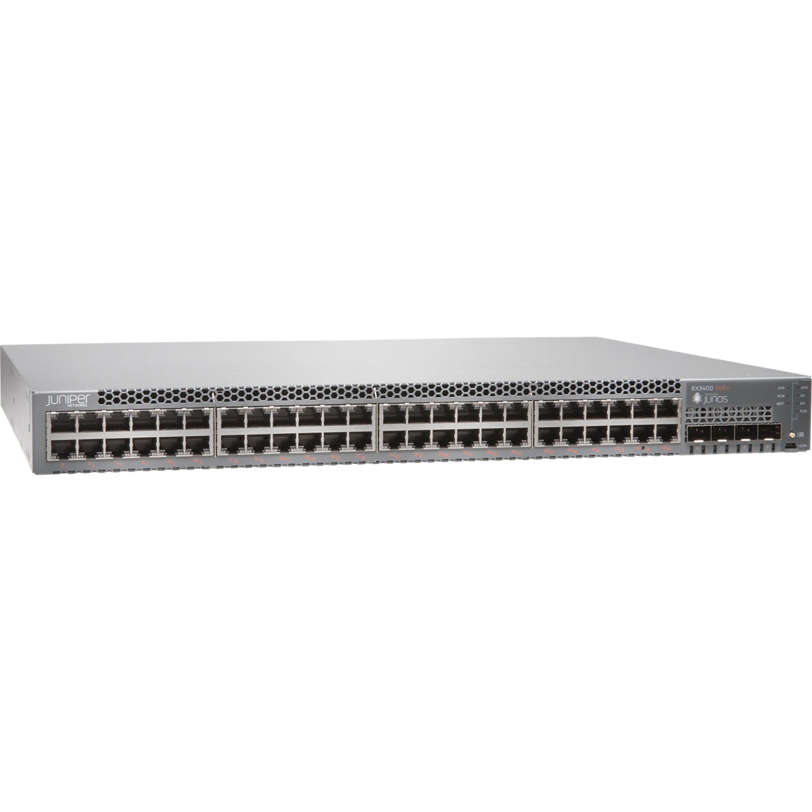 Juniper EX3400-48T Layer 3 Switch, Gigabit Ethernet Network, 48 Ports, Lifetime Warranty