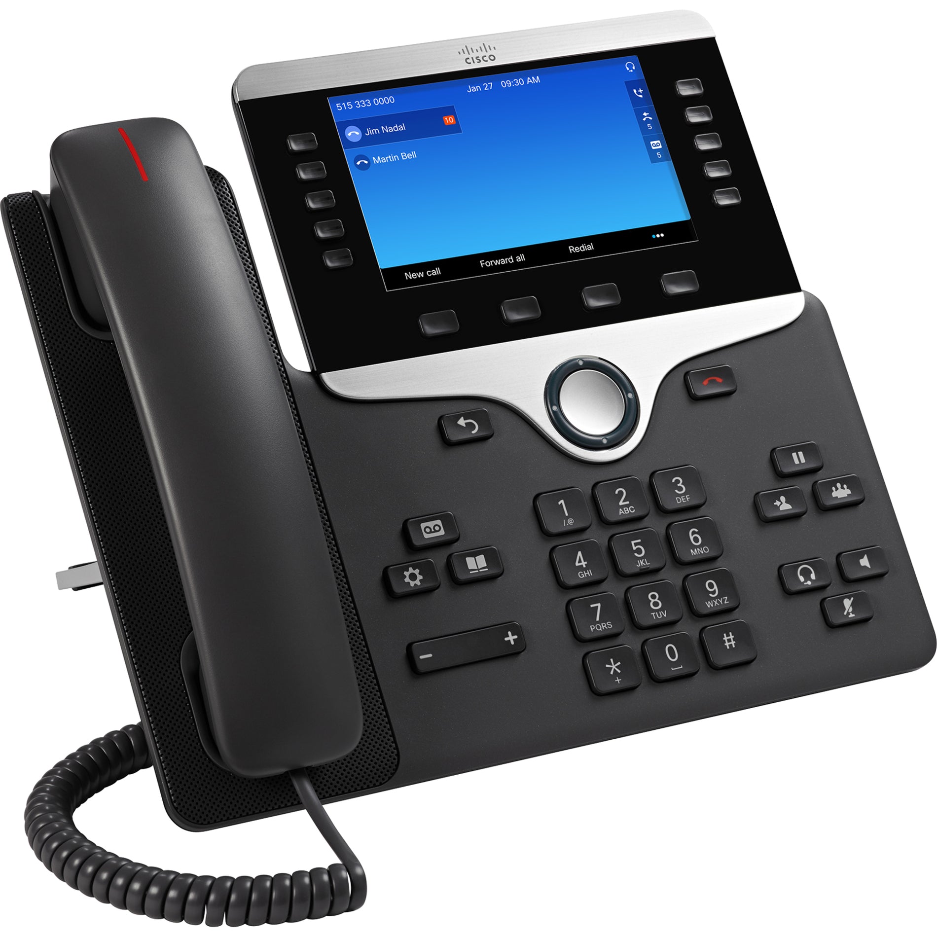 Cisco CP-8841-3PCC-K9= IP Phone 8841, Color Display, Speakerphone, 5 Phone Lines