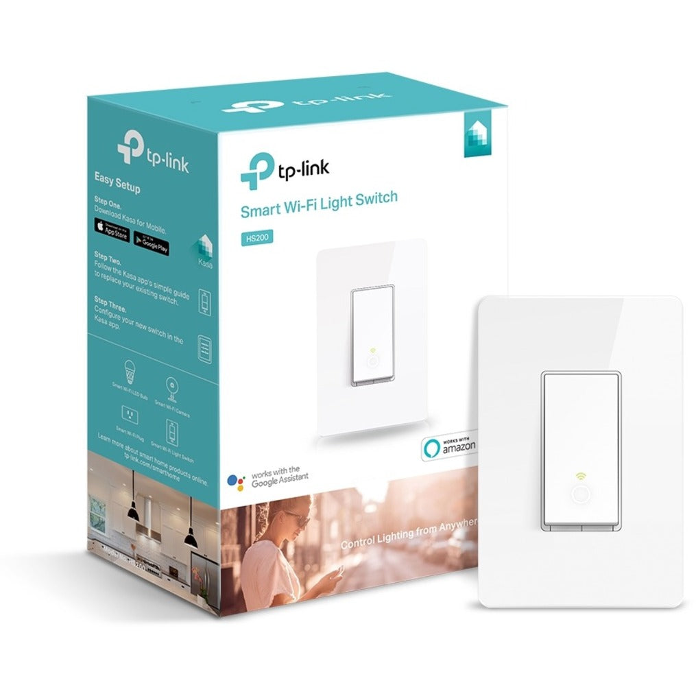 Kasa Smart HS200 Smart Wi-Fi Light Switch, Control Your Lights with Ease