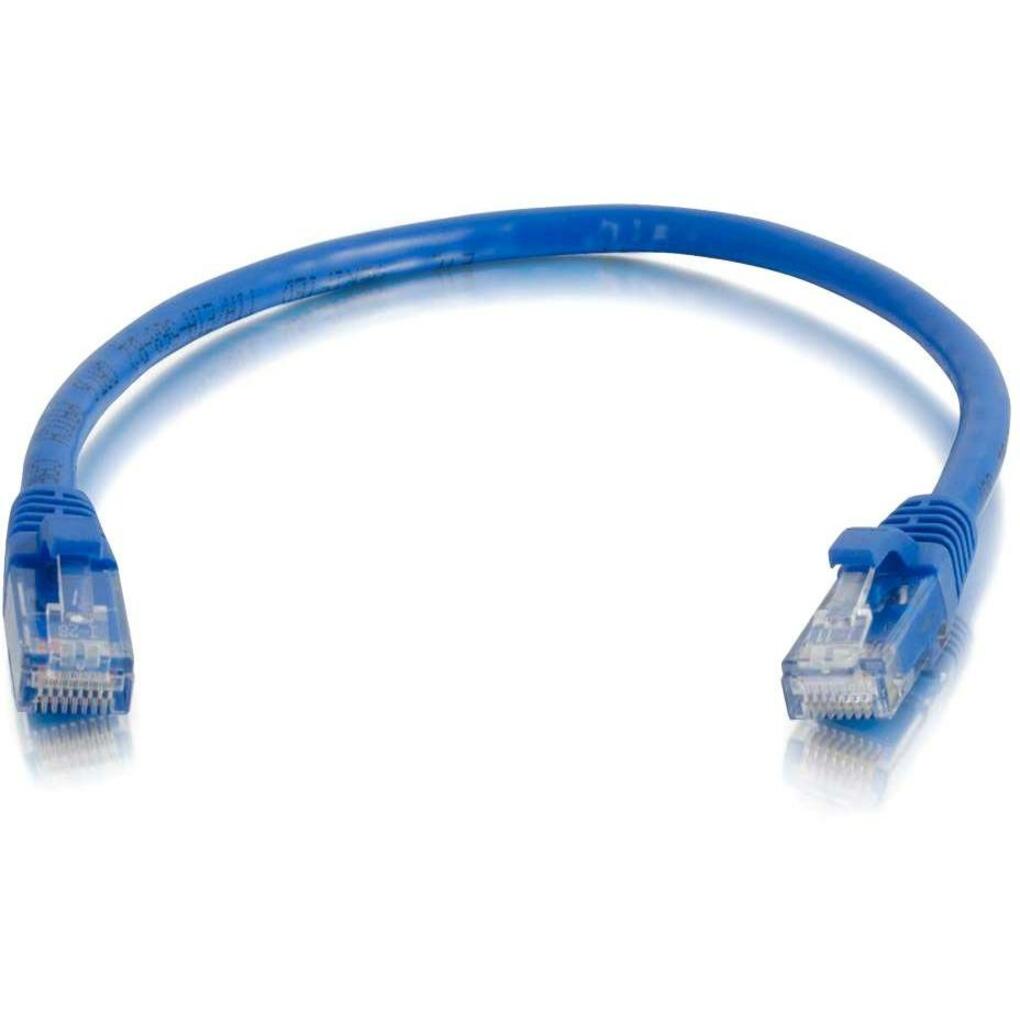 C2G 31371 5ft Cat6 Snagless Unshielded (UTP) Network Patch Cable, Blue (25pk)