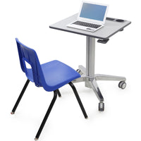 Ergotron LearnFit&reg; Sit-Stand Desk, Short Alternate-Image1 image