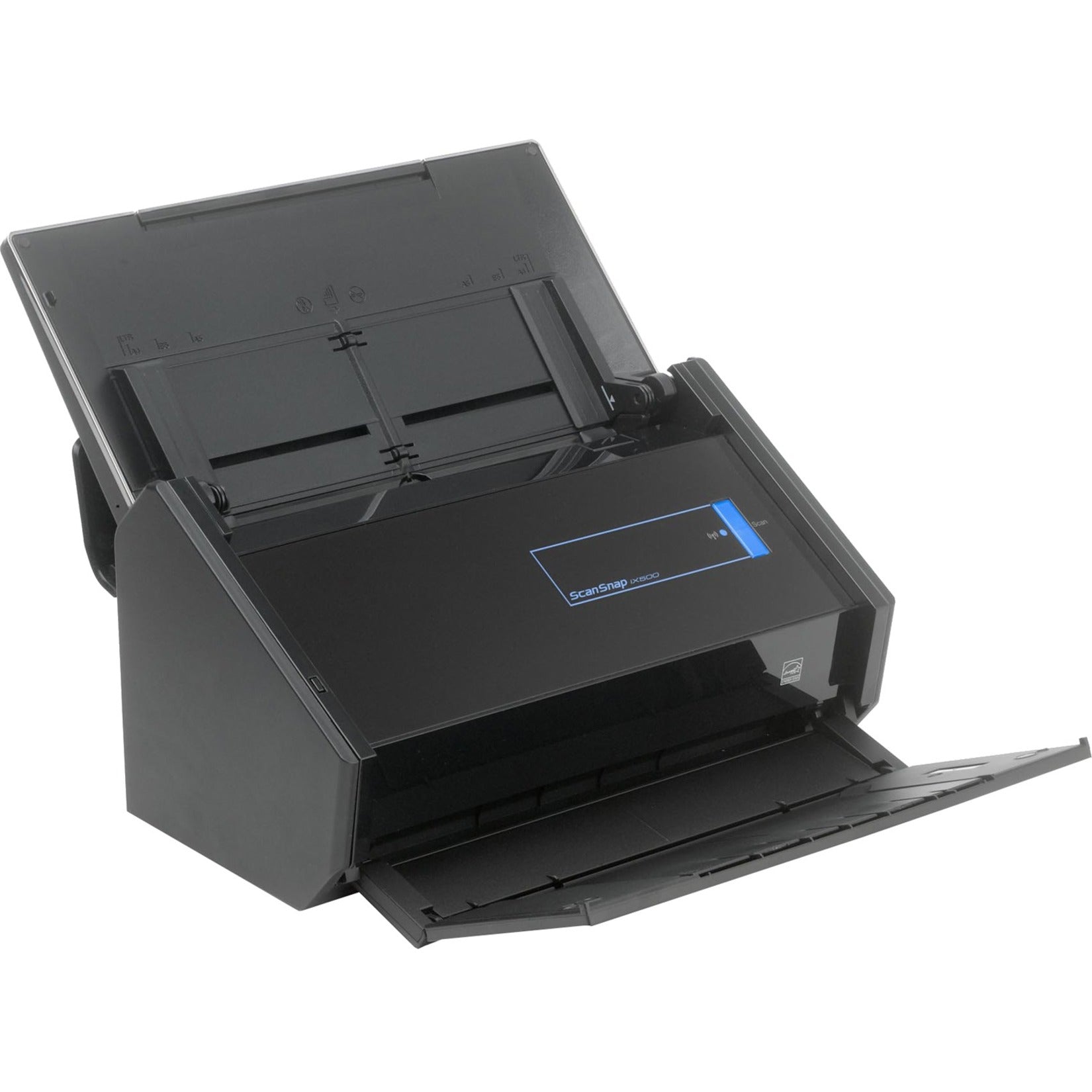Fujitsu PA03656-B305 ScanSnap iX500 Color Duplex Desk Scanner, PC and Mac Compatible, 50 Sheet ADF Capacity