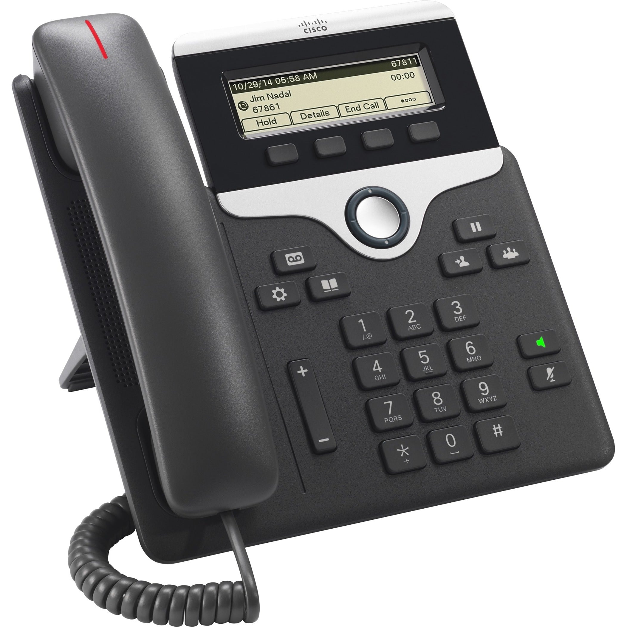 Cisco CP-7811-3PCC-K9= IP Phone 7811 for 3rd Party Call Control, Monochrome Display, Caller ID, Speakerphone