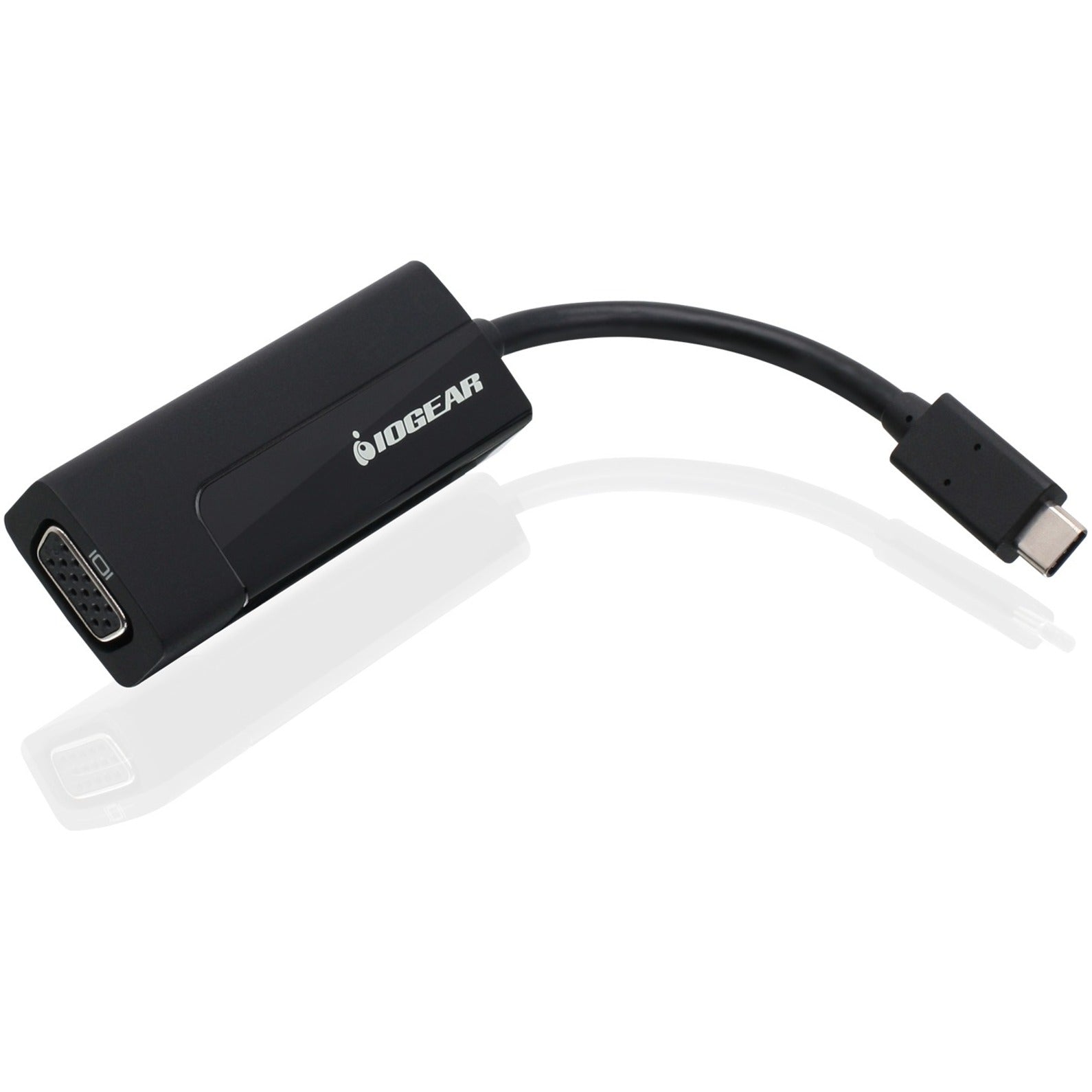 IOGEAR GUC3CVGA2 ViewPro-C USB-C to VGA Adapter, EMI Protection, Mac Compatible