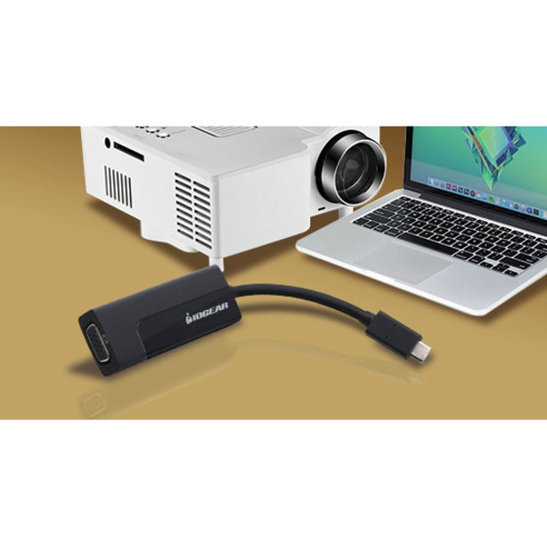 IOGEAR GUC3CVGA2 ViewPro-C USB-C to VGA Adapter, EMI Protection, Mac Compatible
