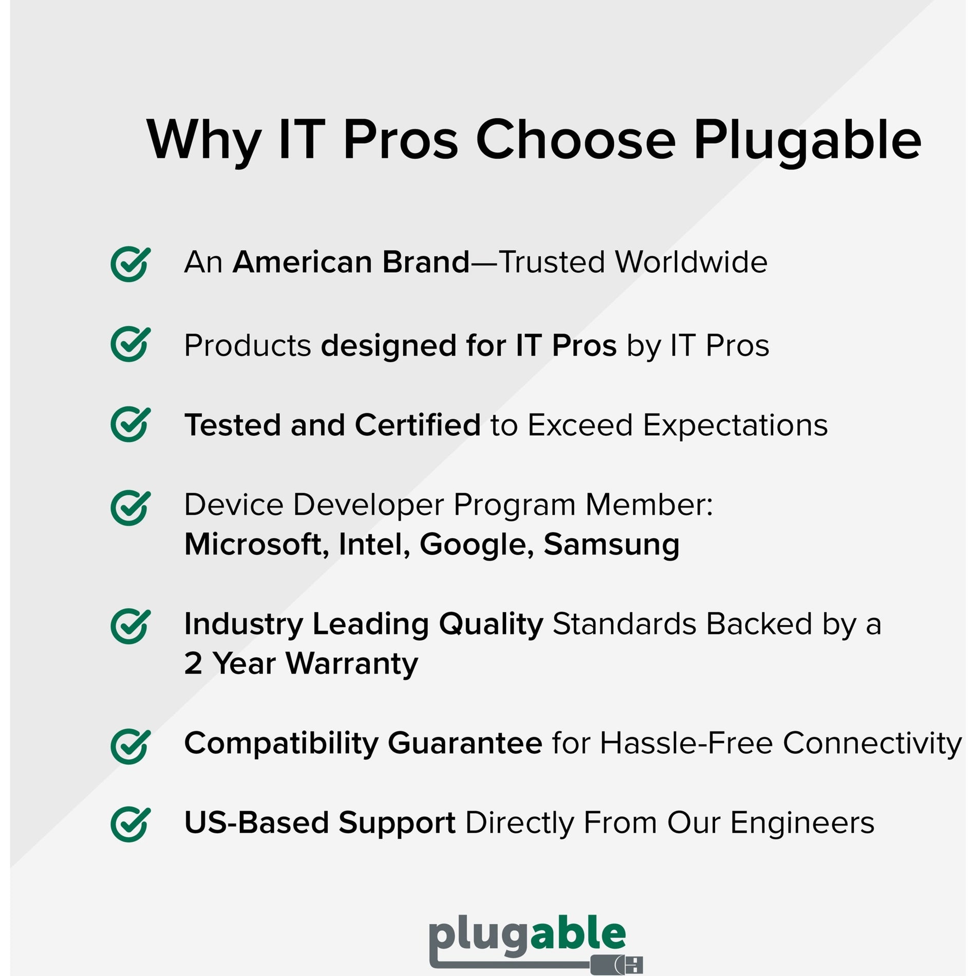 Plugable USBC-C100 USB 3.1 Gen2 Type C USB-IF Certified USB-C to USB-C Cable, 3.3 ft, 10Gbps Data Transfer Rate, 3A Power Delivery