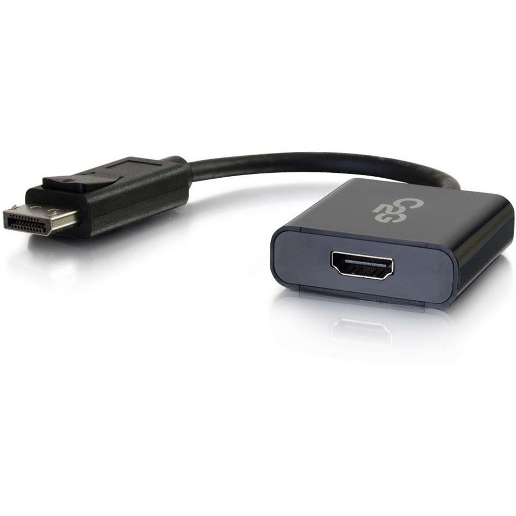 C2G 54306 DisplayPort to HDMI Active Adapter Converter 4K 30Hz, Black