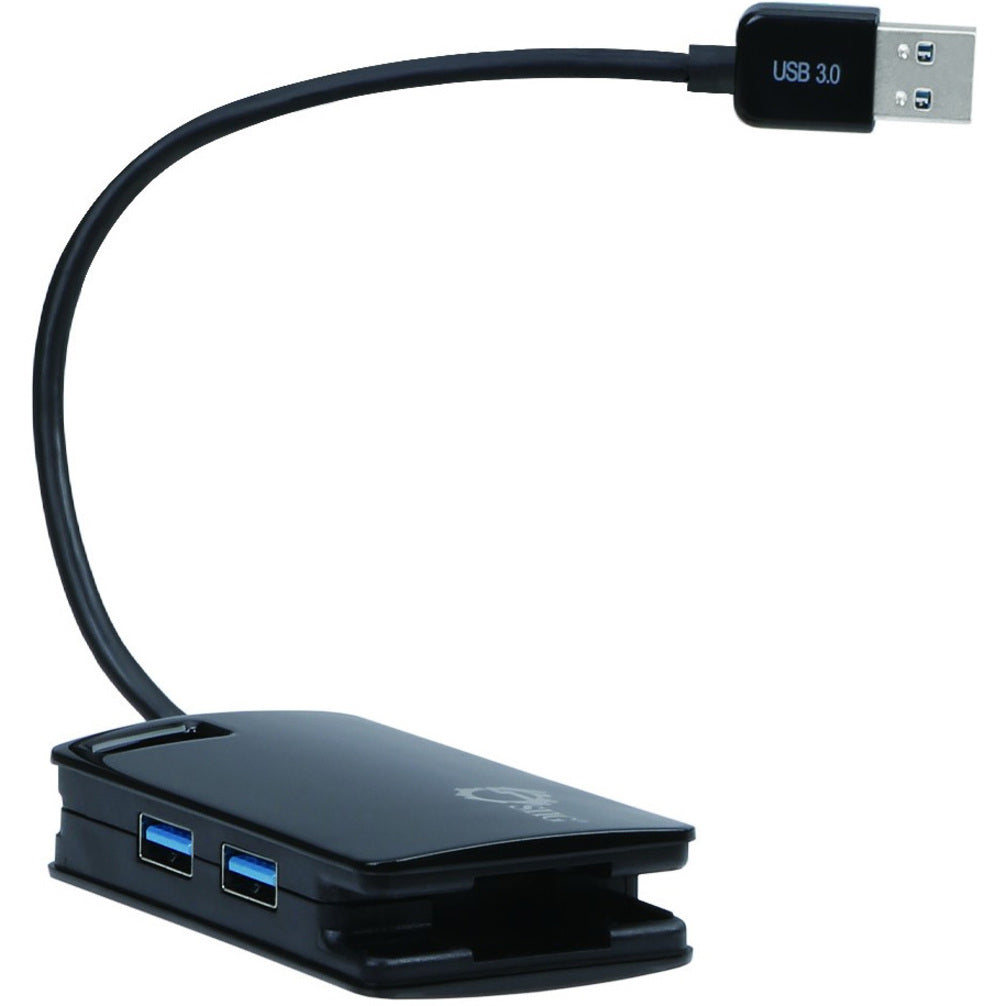 SIIG JU-H30812-S1 SuperSpeed USB 3.0 4-Port Hub, Mac/PC Compatible, 1 Year Warranty