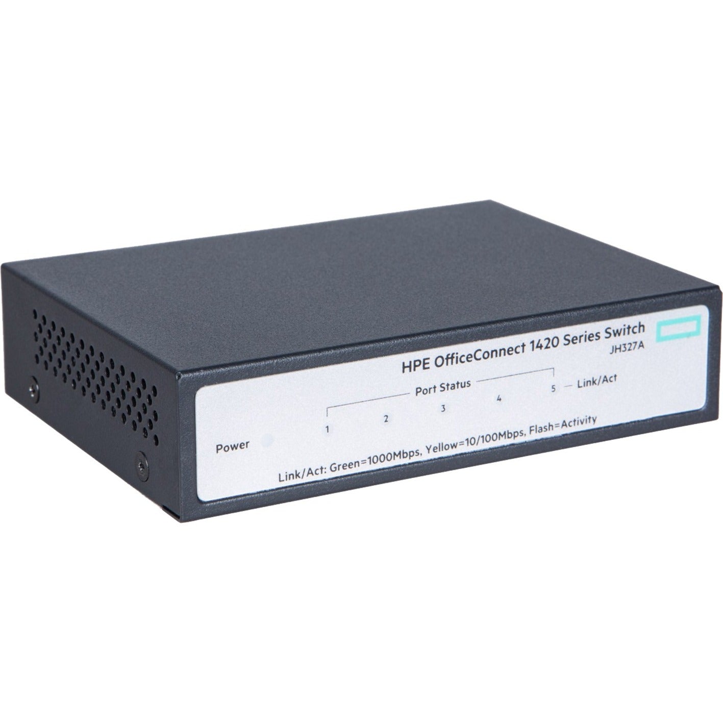 HPE OfficeConnect 1420 5G Switch, 5 Gigabit Ethernet Network Ports, Gigabit Ethernet, Twisted Pair