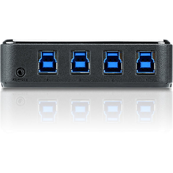 ATEN US434 4 x 4 USB 3.1 Gen1 Peripheral Sharing Switch, Easy USB Device Sharing for PC, Mac, and Linux