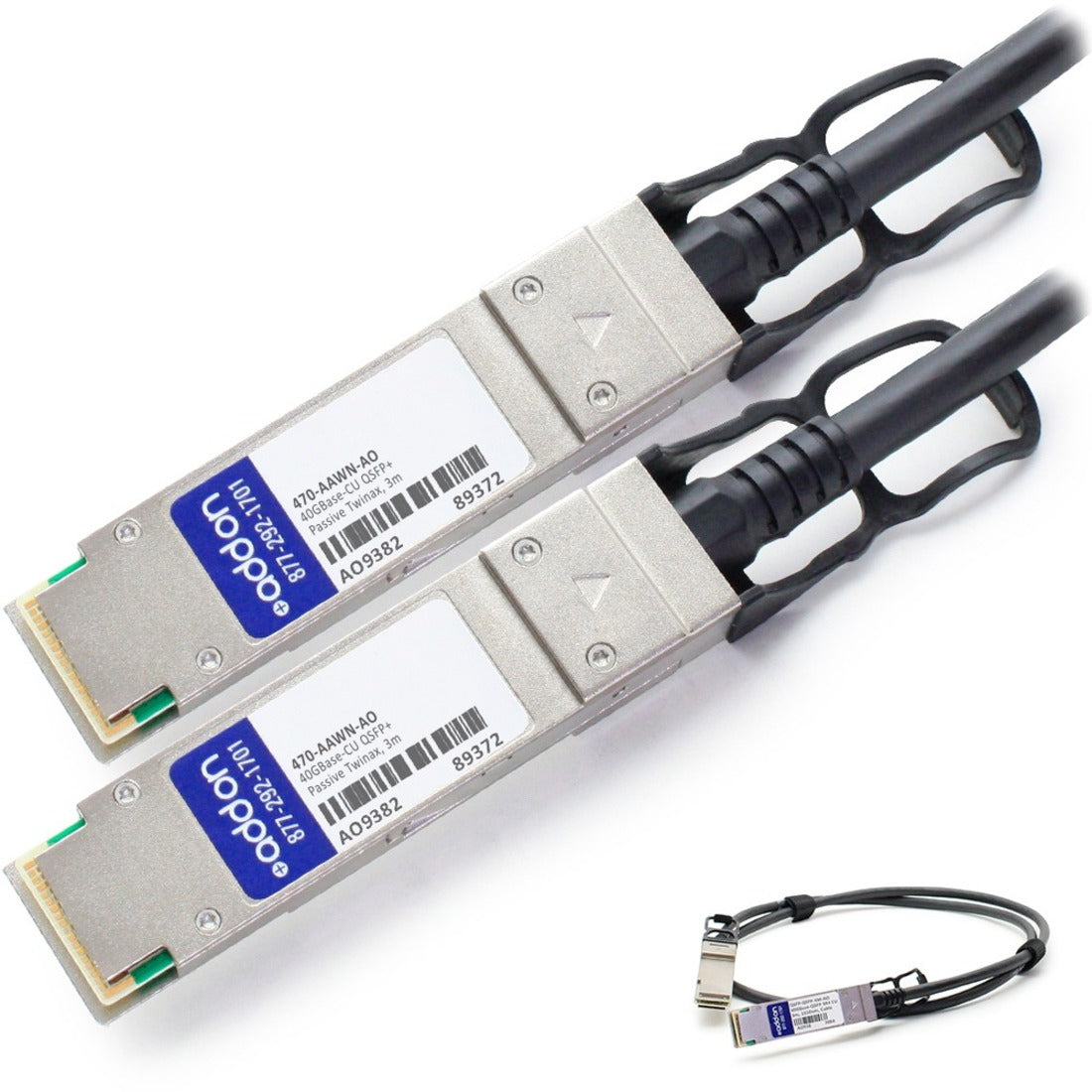 AddOn 470-AAWN-AO QSFP+ Network Cable, 40GBASE CU, 9.84 ft, Lifetime Warranty