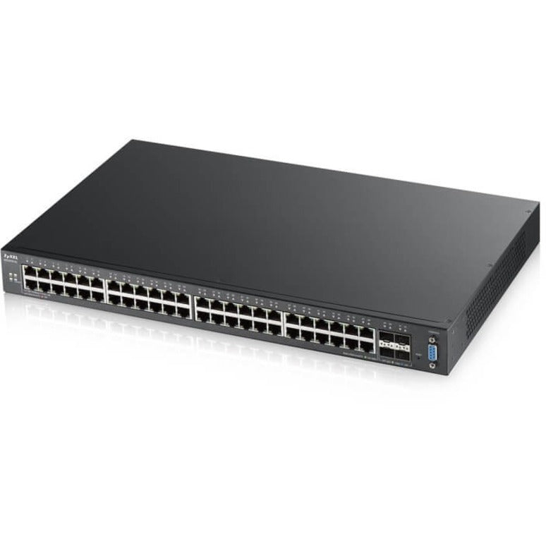 ZYXEL XGS2210-52 48-port GbE L2 Switch with 10GbE Uplink, High-Performance Networking Solution
