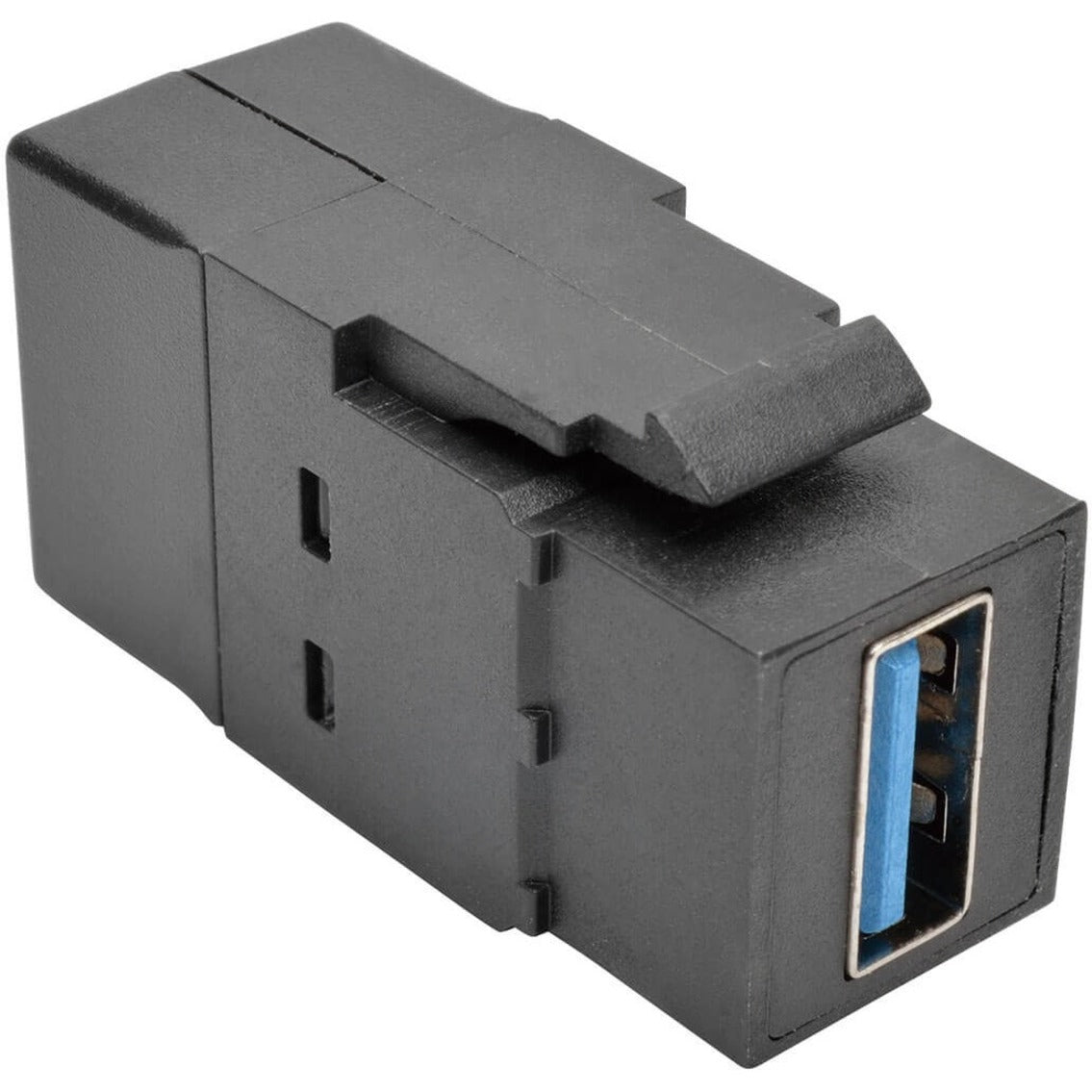 Tripp Lite U325-000-KP-BK USB 3.0 All-in-One Keystone/Panel Mount Coupler (F/F), Black