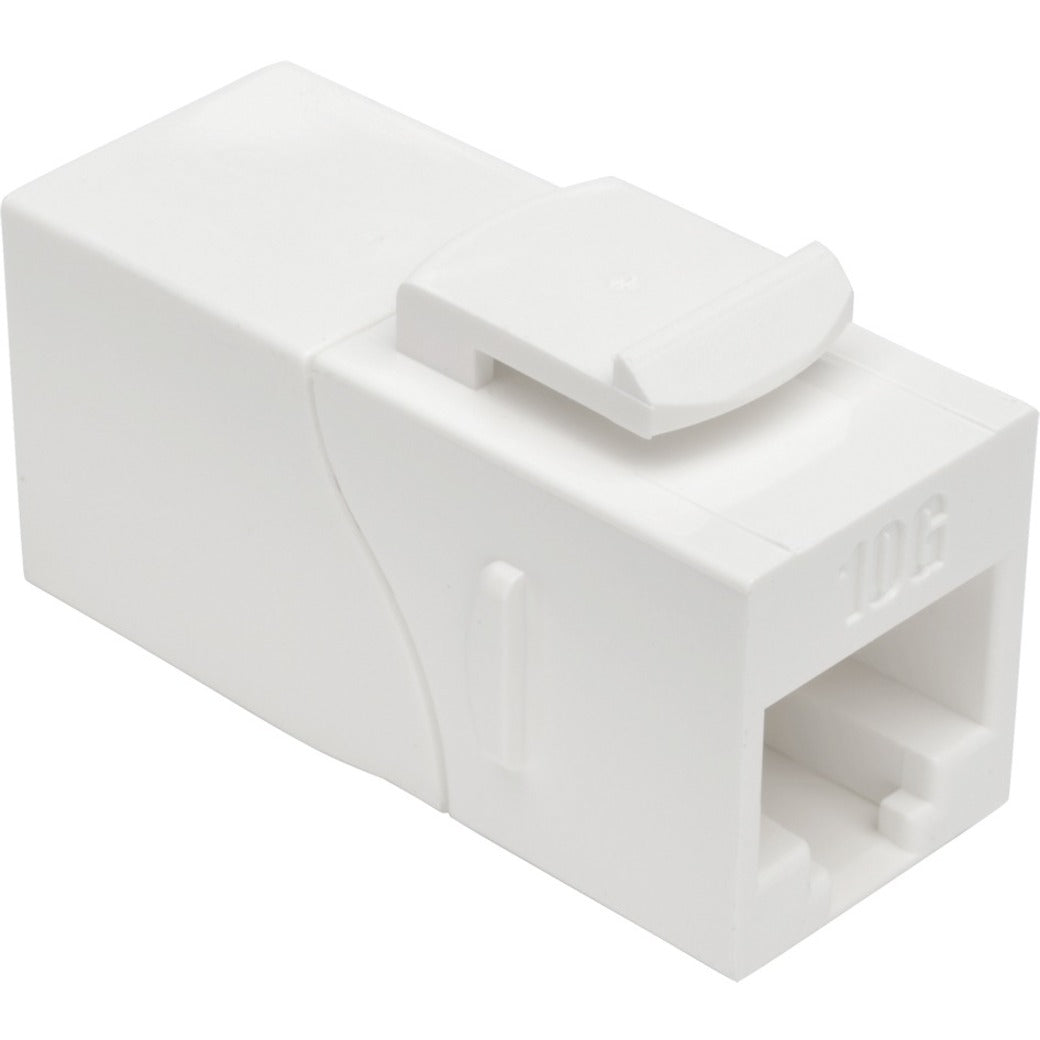 Tripp Lite N235-001-WH-6AD Network Adapter, Corrosion Resistance, 90° Angled Connector, White