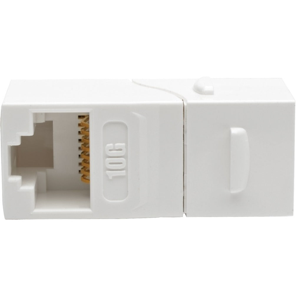 Tripp Lite N235-001-WH-6AD Network Adapter, Corrosion Resistance, 90° Angled Connector, White