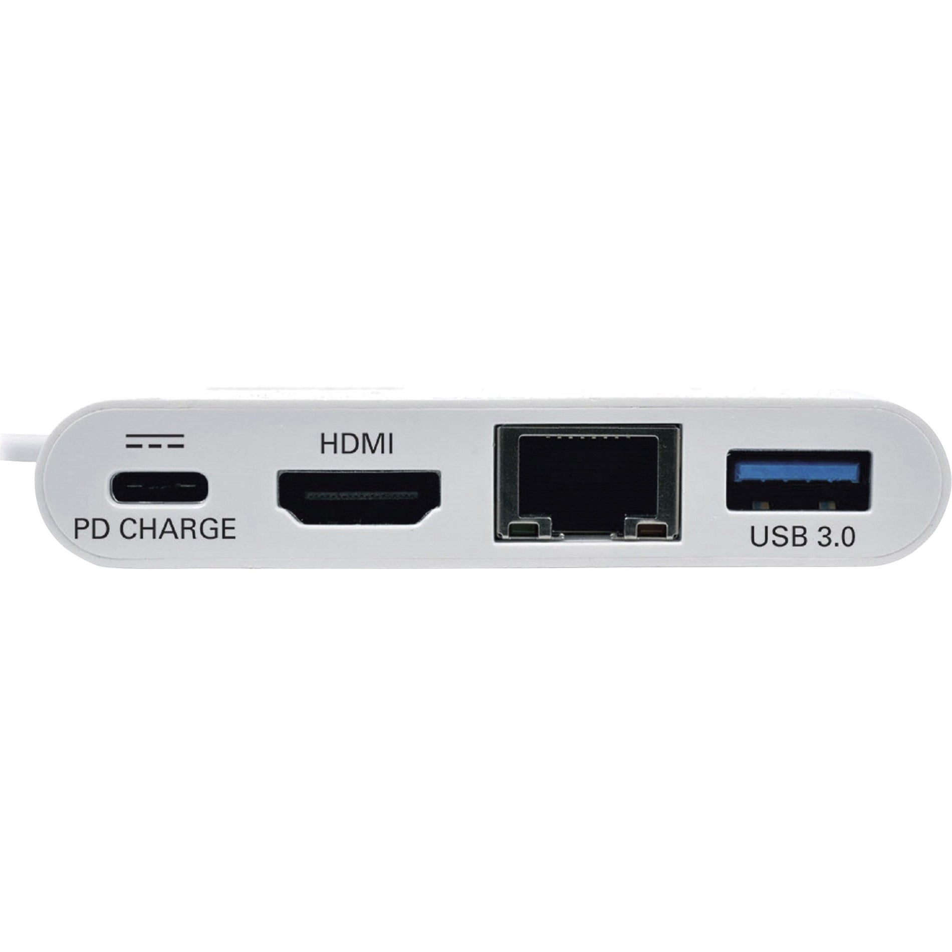Tripp Lite U444-06N-HGU-C Docking Station, USB-A, USB-C to HDMI, Gen 1, USB 3.1, White