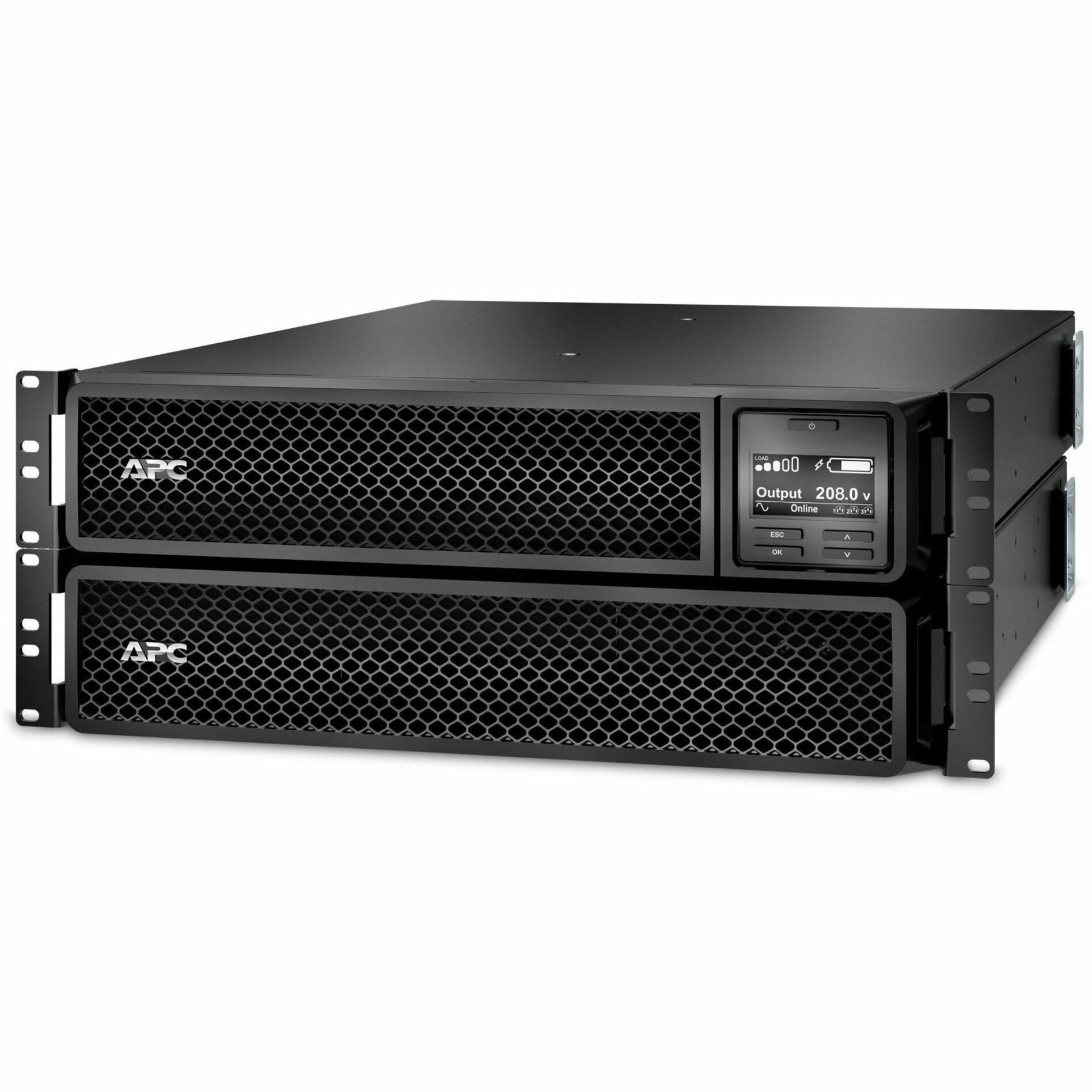APC SRT3000RMXLT-NC Smart-UPS SRT 3000VA RM 208V Network Card, Double Conversion Online UPS