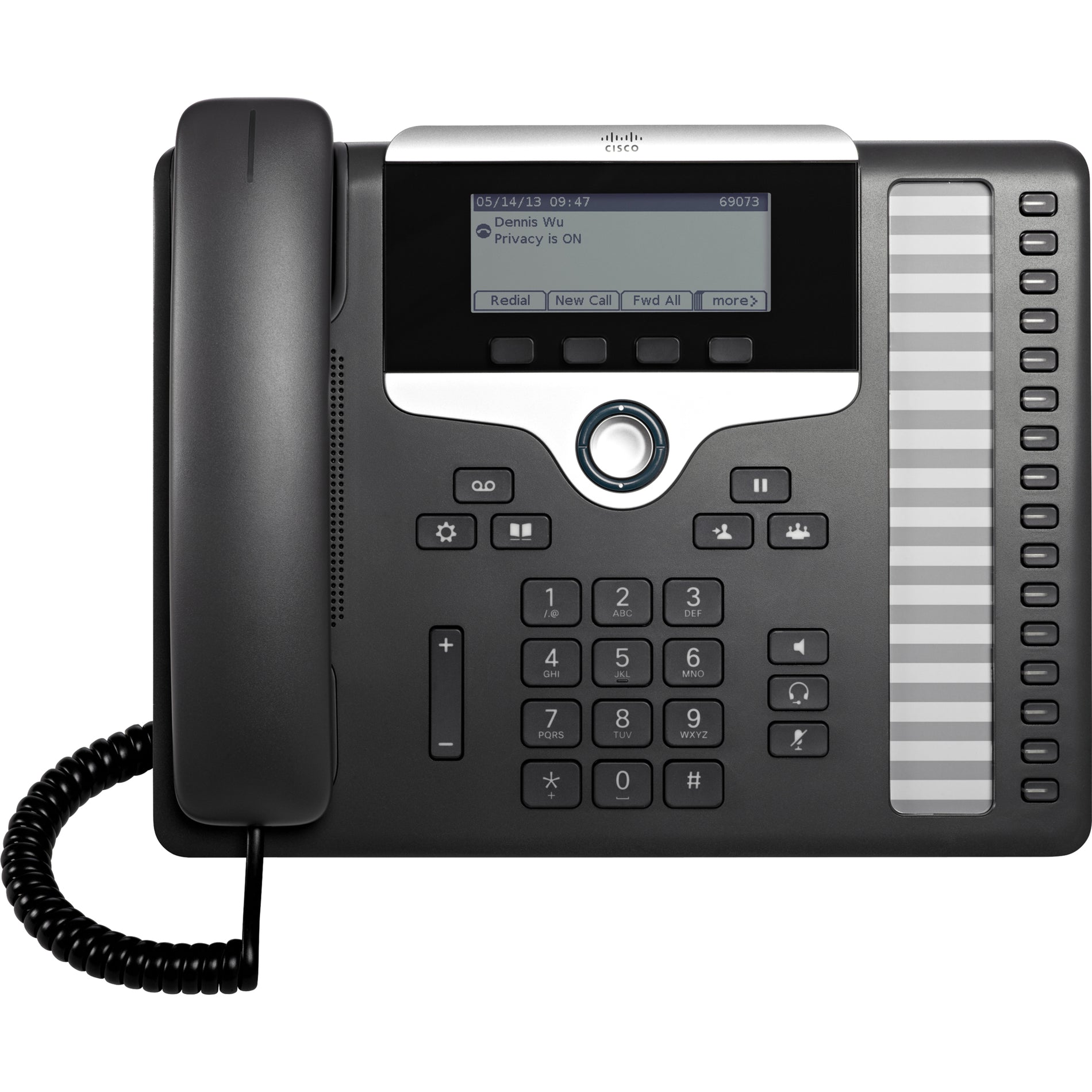 Cisco CP-7861-3PCC-K9= IP Phone 7861 Charcoal, VoIP, 16 Phone Lines