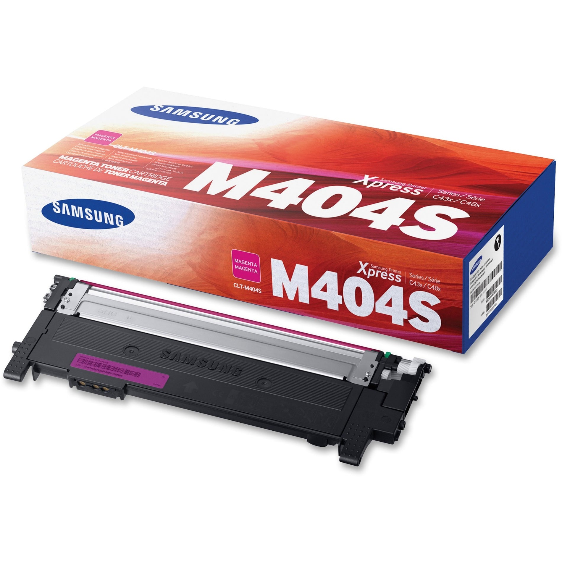 Samsung CLTM404S Xpress C430with C480FW Toner Cartridge, Magenta, 1000 Page Yield