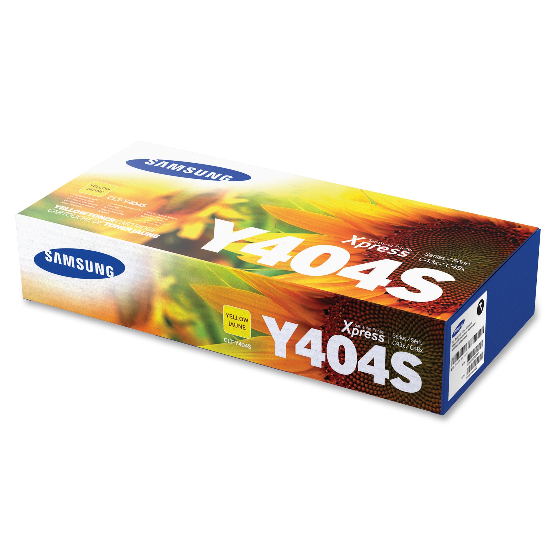 Samsung CLTY404S Xpress C430with C480FW Toner Cartridge, Yellow, 1000 Page Yield