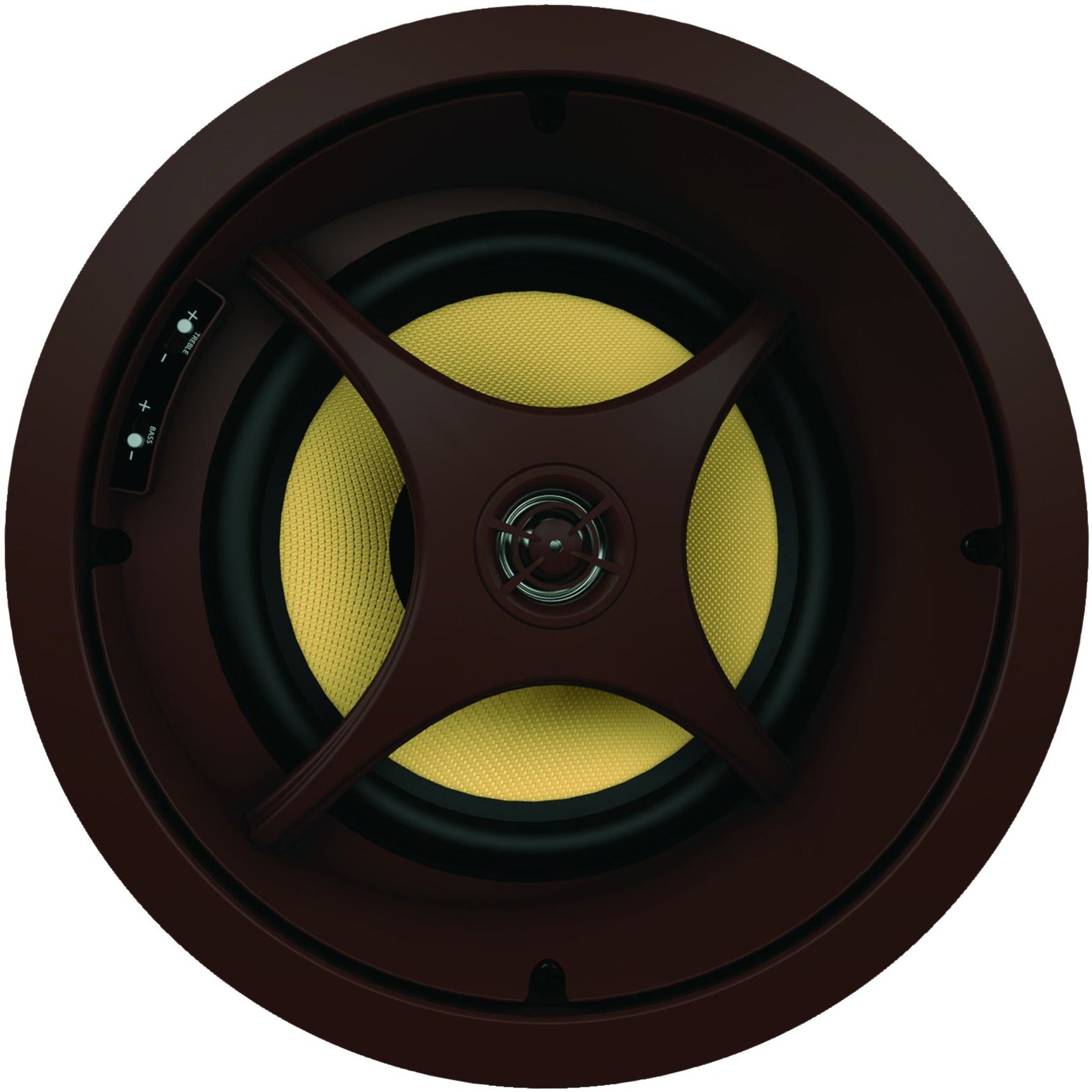 Proficient Audio C875S 8 Ceiling LCR Speaker - Dark Brown, 175W RMS, Kevlar Woofer, Aluminum Tweeter