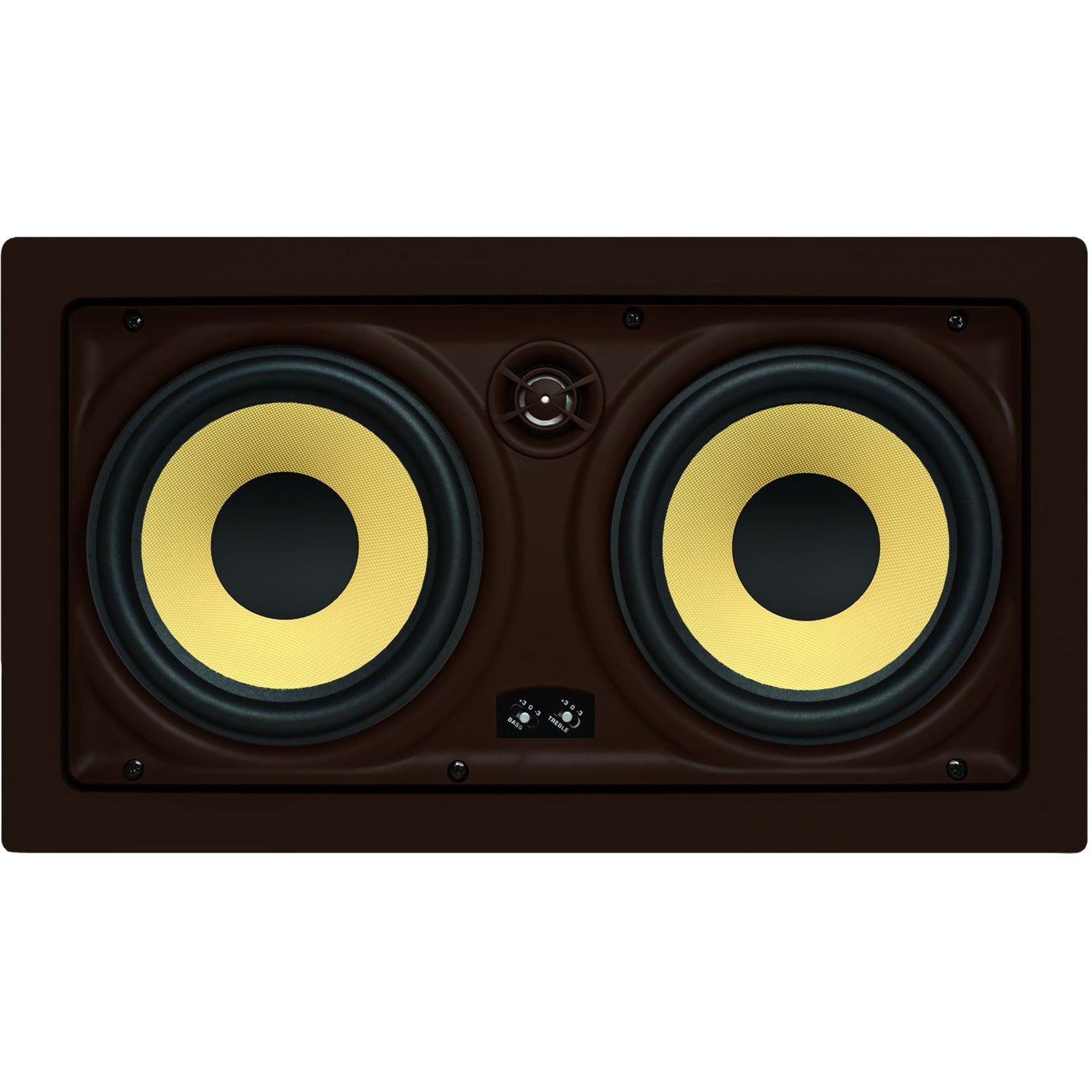 Proficient Audio IW675S In-wall LCR Speaker - 150W RMS, Dark Brown