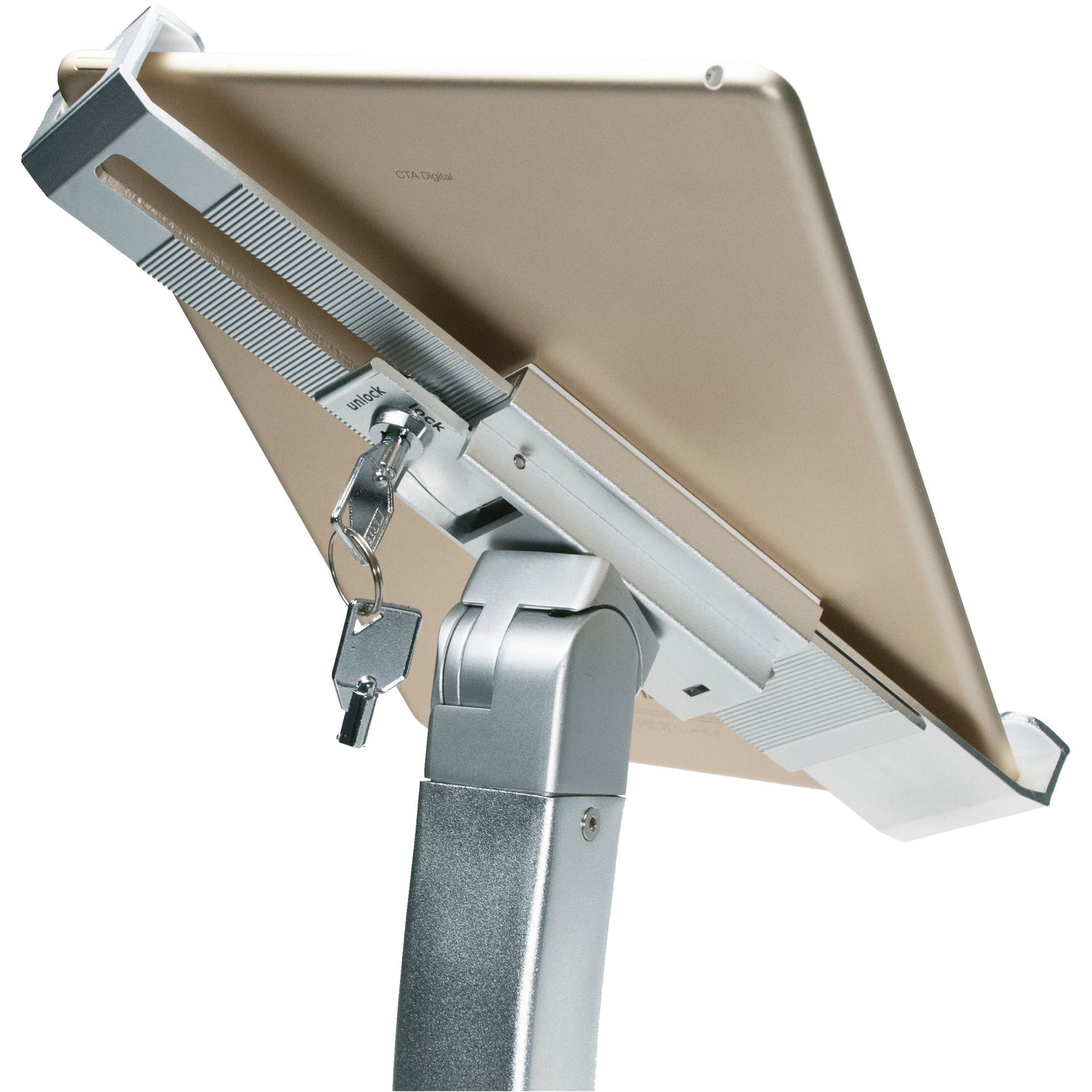 CTA Digital PAD-SWM Wall Mount for 7-13in Tablets, Security Lock, Tilt, 360° Rotation