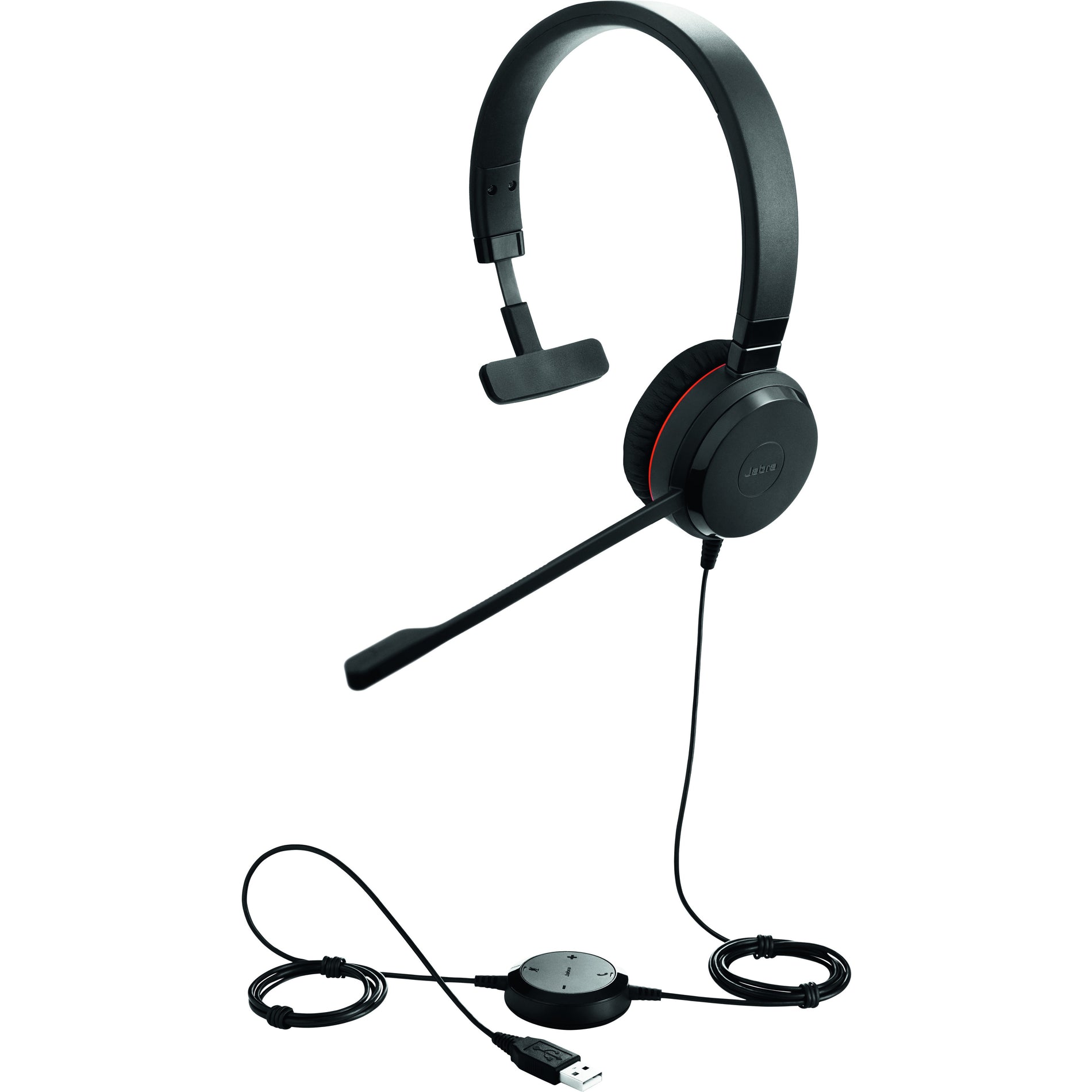 Jabra 5393-823-309 EVOLVE 30 II MS Mono Headset, Wired Boom Microphone