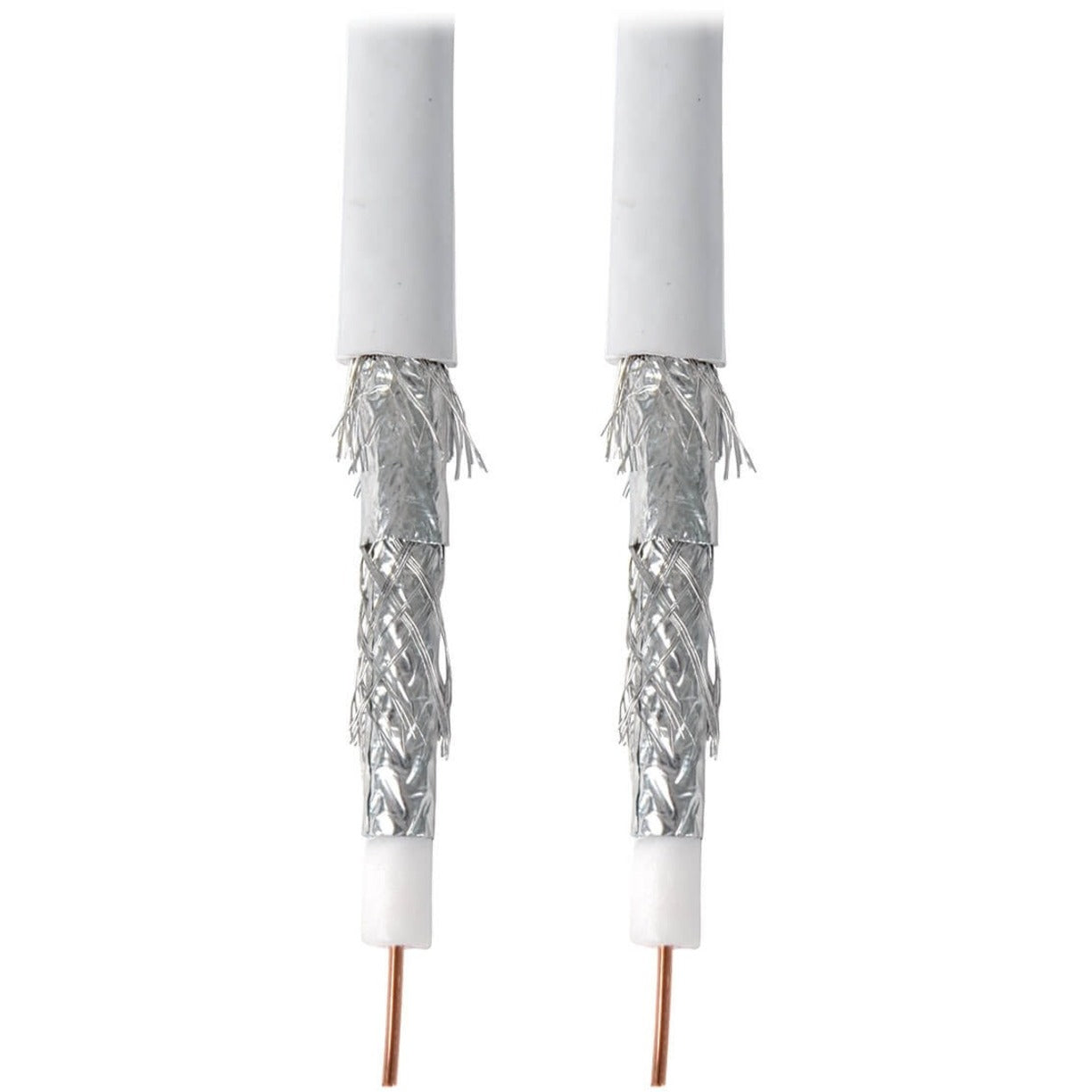 Tripp Lite A224-01K-WH RG6/U Quad-Shield CMR-Rated Coaxial Cable, White, 1000 ft