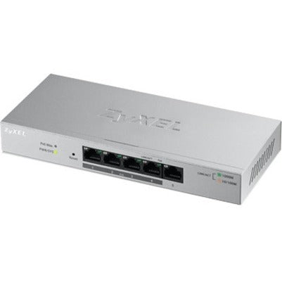 ZYXEL GS1200-5HP 5-port GbE Web Managed PoE Switch, 5 Year Warranty, Environmentally Friendly