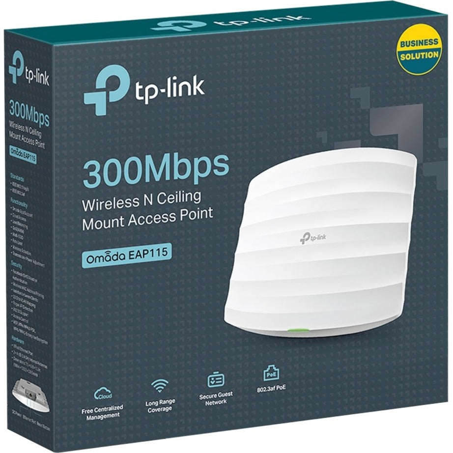 TP-Link EAP115 300Mbps Wireless N Ceiling Mount Access Point [Discontinued]