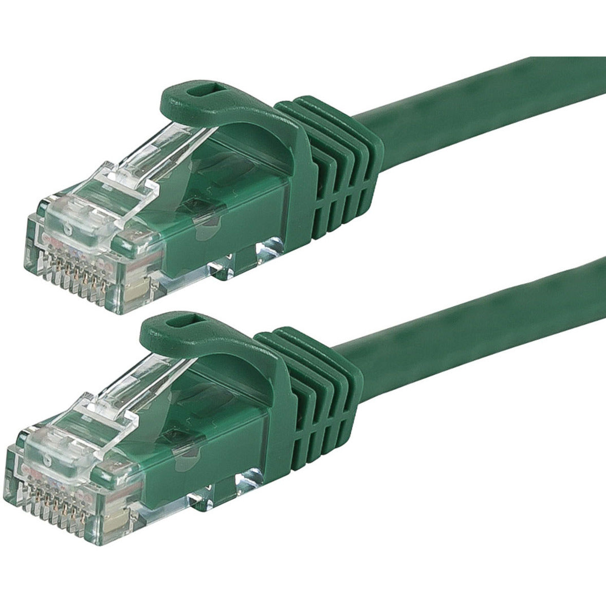 Monoprice 11337 FLEXboot Series Cat6 24AWG UTP Ethernet Network Patch Cable, 3ft Green, Stranded, Snagless