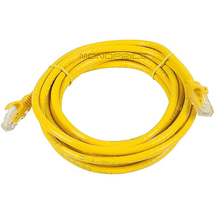 Monoprice 9871 FLEXboot Series Cat6 24AWG UTP Ethernet Network Patch Cable, 10ft Yellow