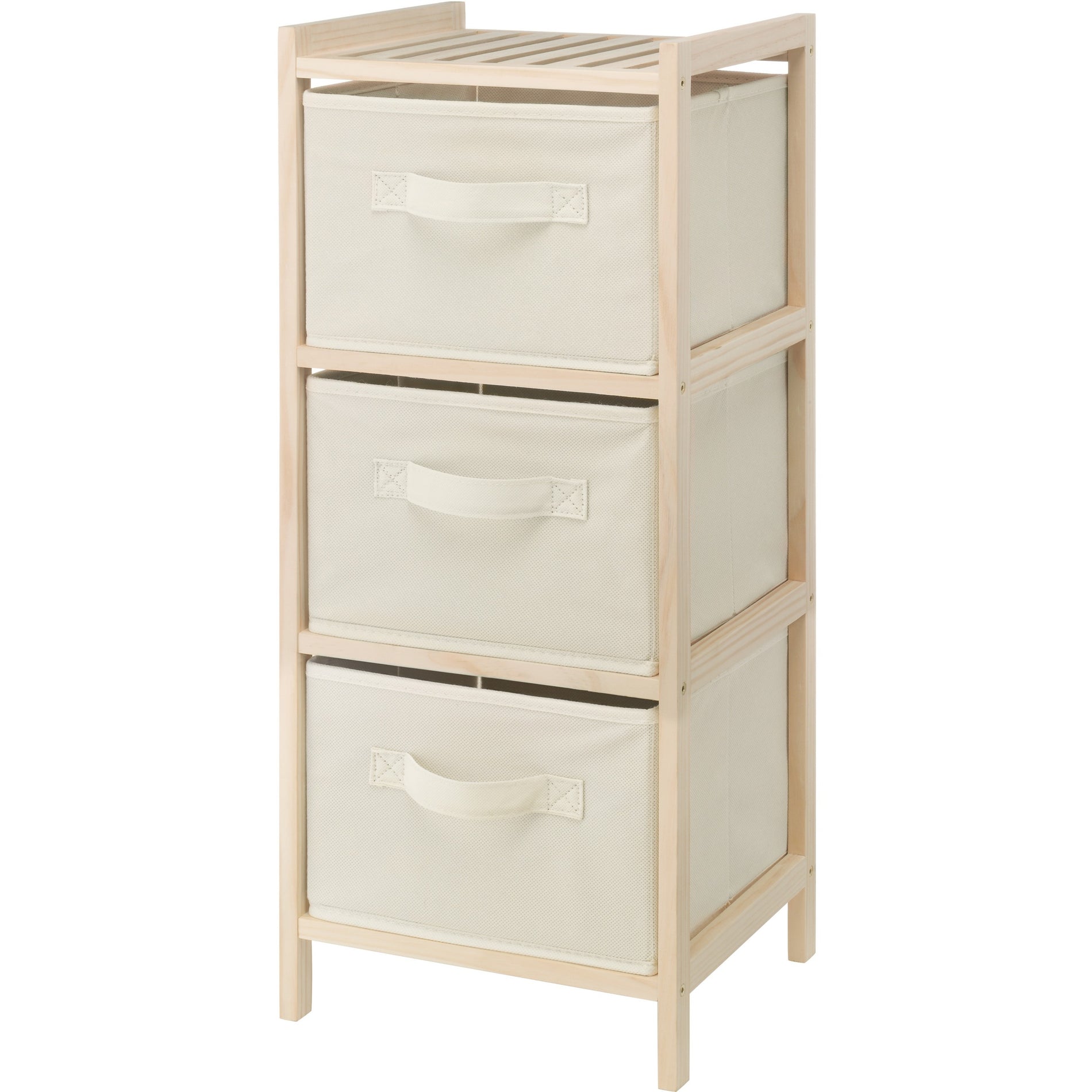Whitmor 6026-7228 Storage Cabinet - 3-Drawer, Lightweight, Home Organization