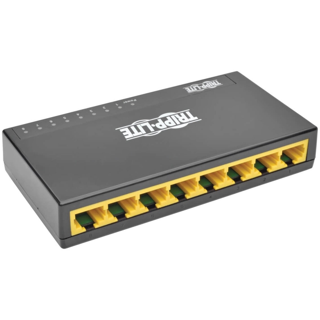 Tripp Lite NG8P 8-Port 10/100/1000 Mbps Desktop Gigabit Ethernet Unmanaged Switch, 5-Year Warranty, RoHS Certified