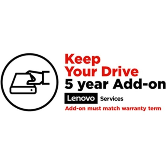 Lenovo 5PS0K18170 Keep Your Drive (Add-On) - 5 Year Service, On-site Repair, Parts Replacement
