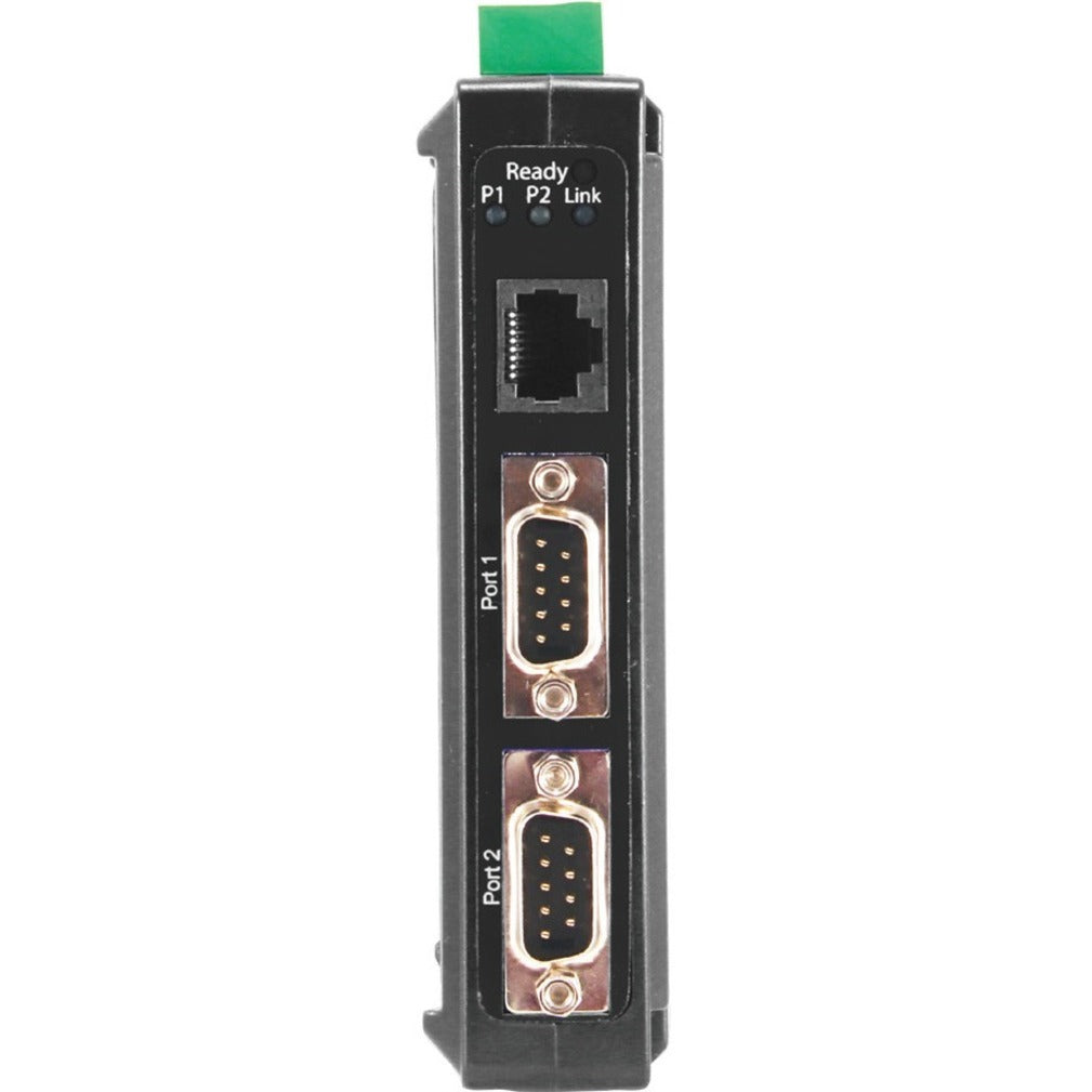 Black Box LES422A LES400 Device Server, 2 Serial Ports, Fast Ethernet, TAA Compliant
