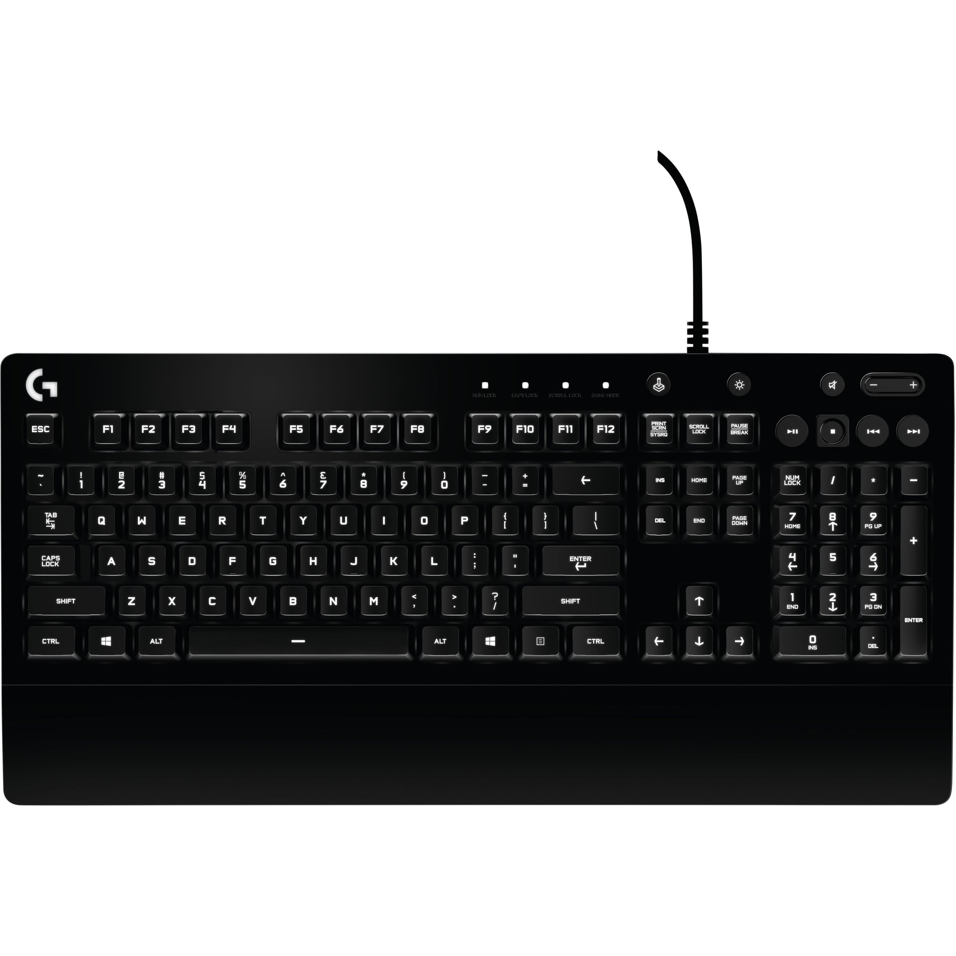 Logitech 920-008083 G213 Prodigy RGB Gaming Keyboard, Spill Resistant, USB 2.0