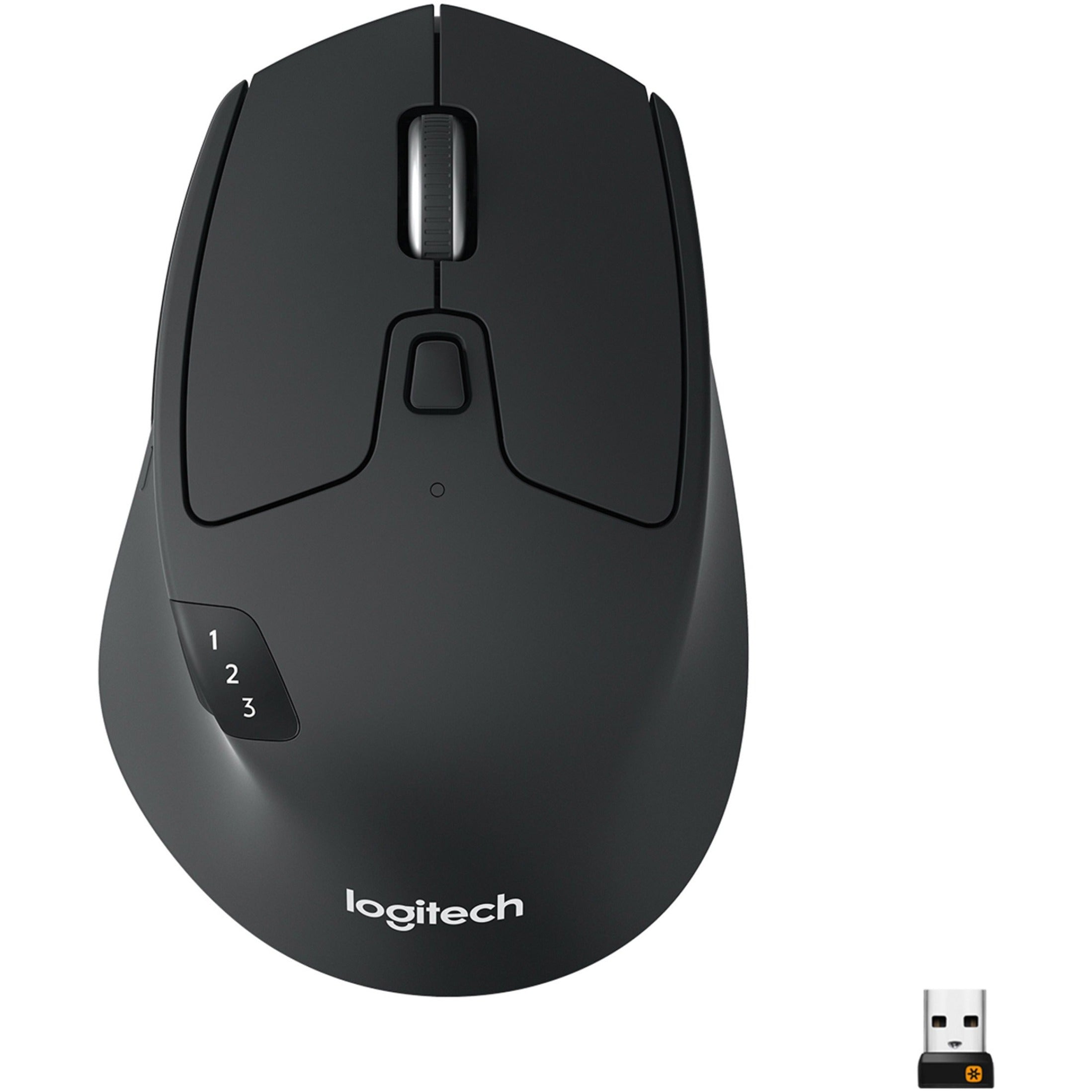 Logitech 910-004790 M720 Triathlon Multi-device Wireless Mouse, 7 Buttons, Tilt Wheel, 1000 dpi