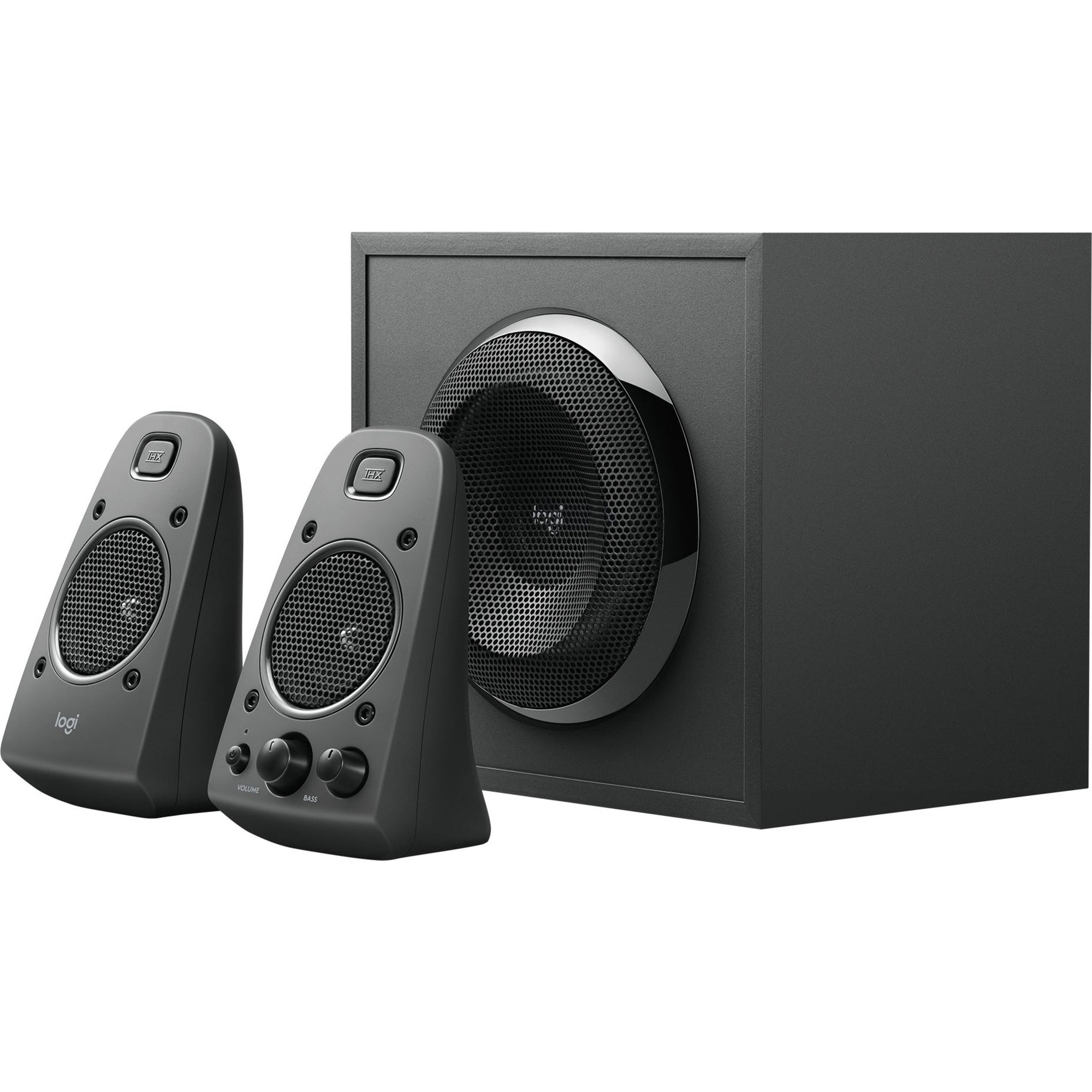 Logitech 980-001258 Z625 Speaker System with Subwoofer and Optical Input, 200 W RMS, Black