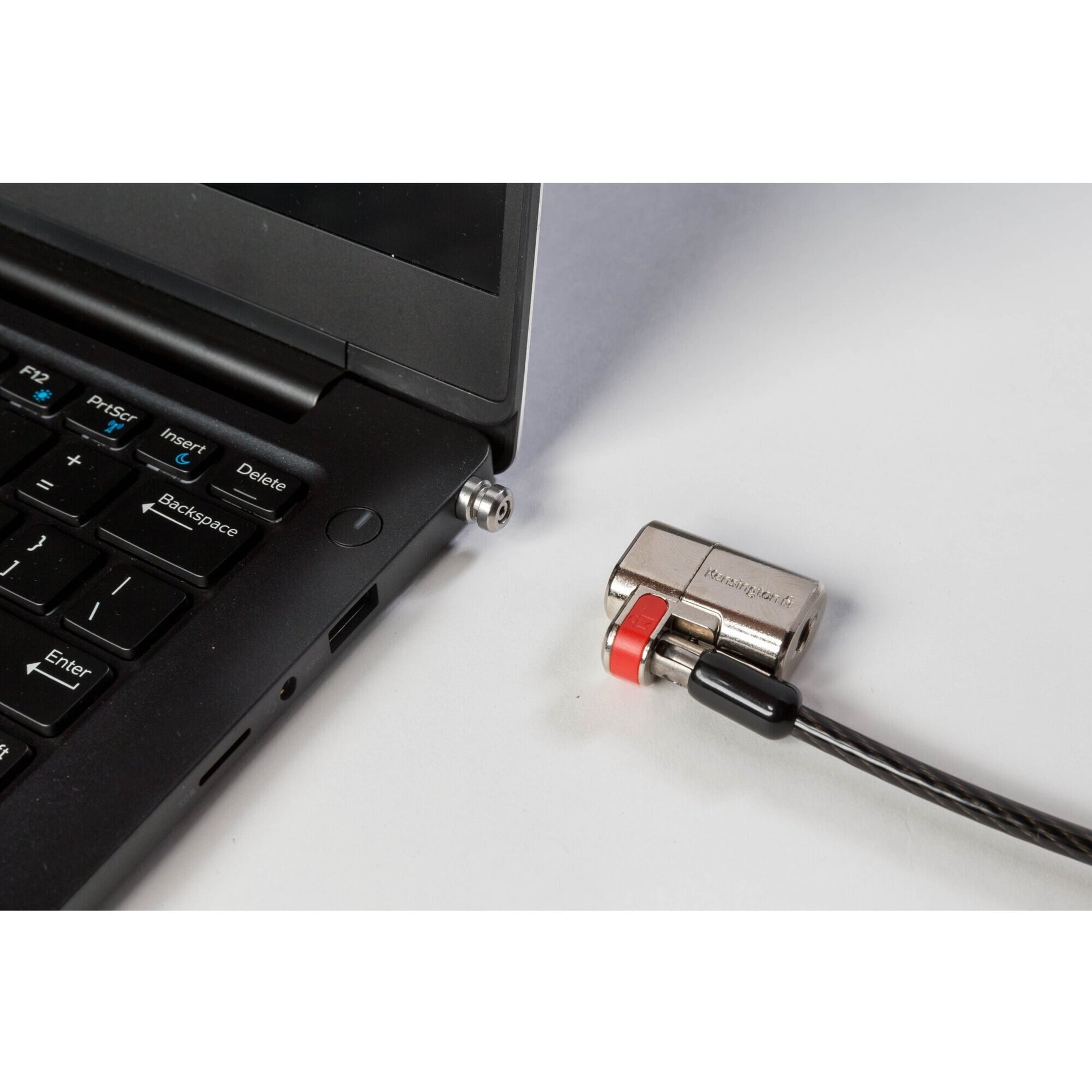 Kensington K67974WW ClickSafe Keyed Lock for Dell Laptops, Secure Your Laptop with Ease