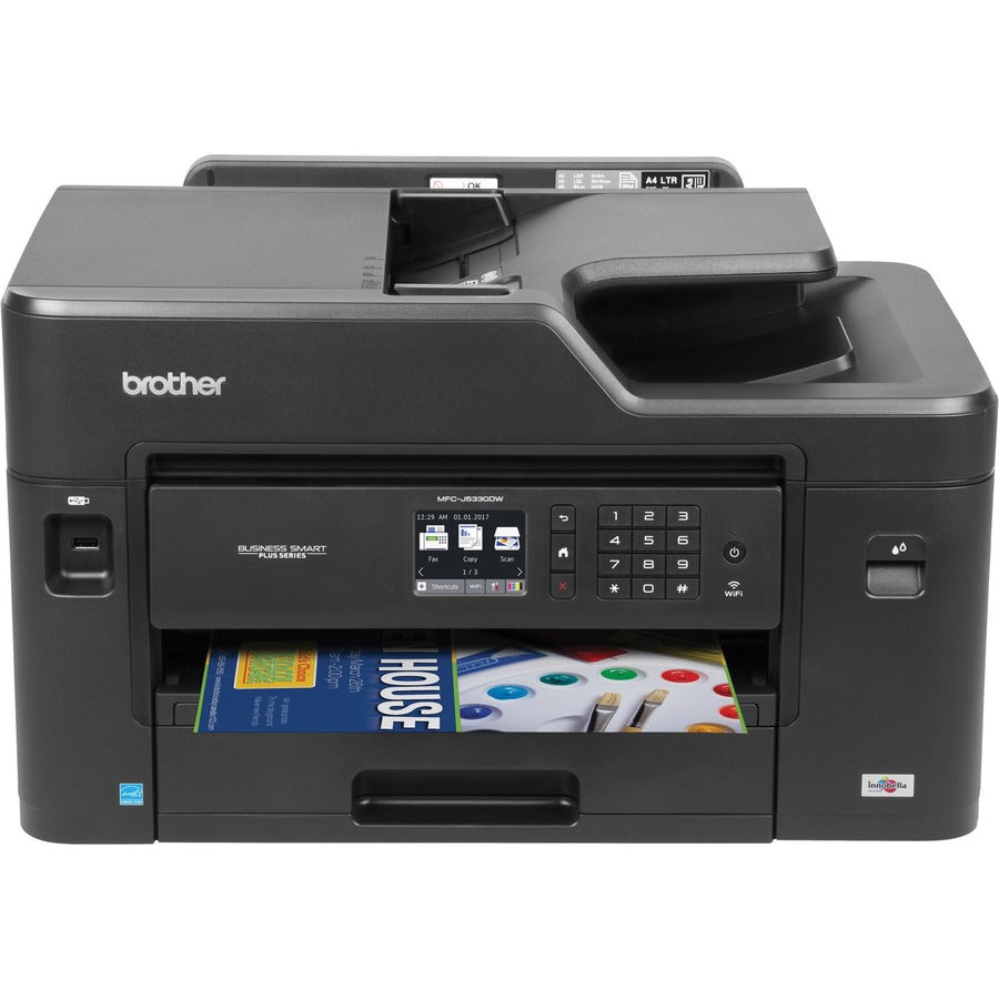 Brother MFCJ5330DW Business Smart Plus Color Inkjet All-In-One Printer, Wireless, 2.7" Touch Screen
