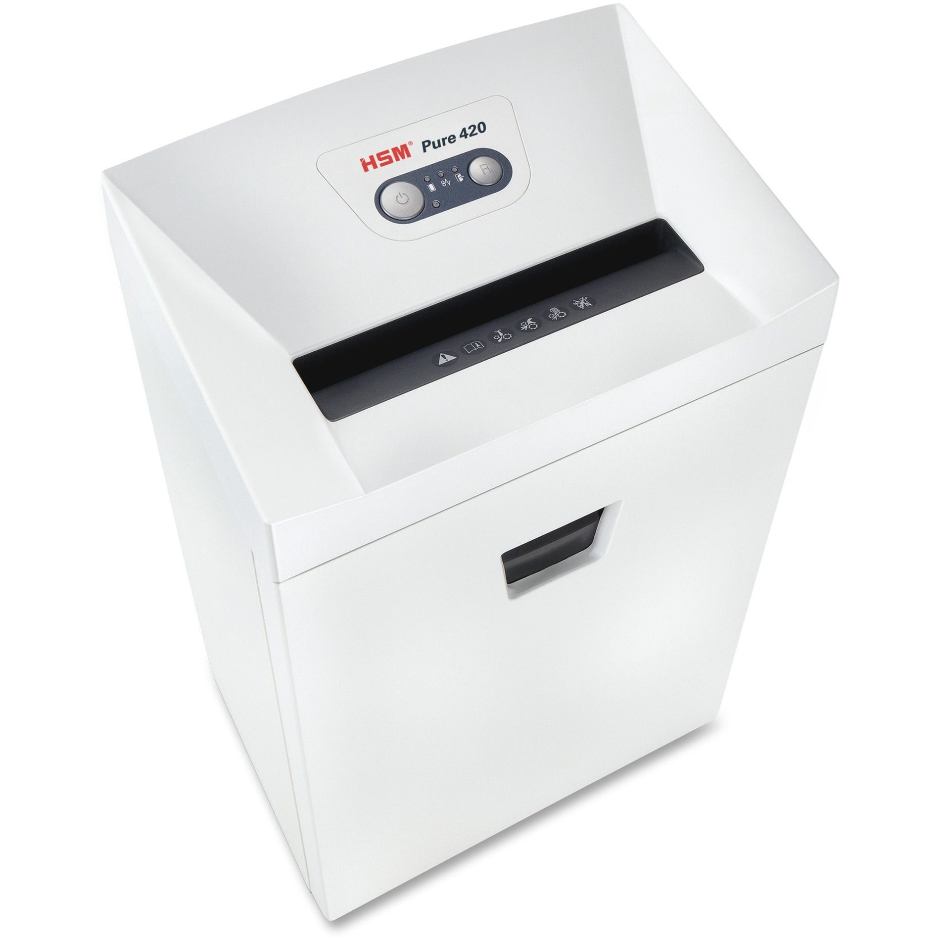 HSM 2343 Pure 420c Cross-Cut Shredder, 16-Sheet Capacity, Overload Protection, P-4 Security Level