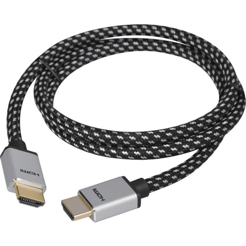 SIIG CB-H20H12-S1 Woven Braided High Speed HDMI Cable 5m - UHD 4Kx2K, Audio Return Channel (ARC), Gold Plated Connectors