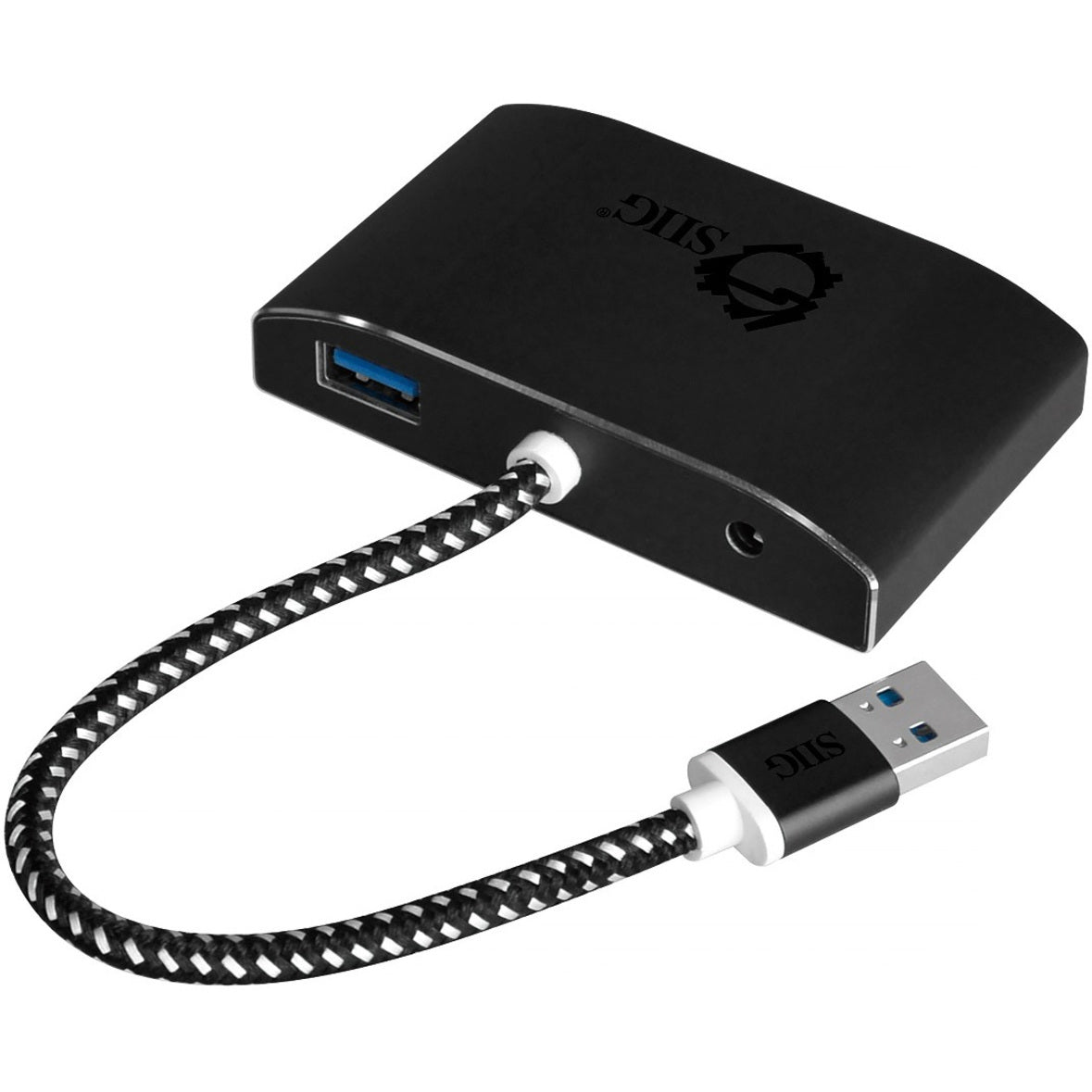SIIG JU-H40F12-S1 SuperSpeed USB 3.0 4-Port Powered Hub, Expand Your USB Connectivity