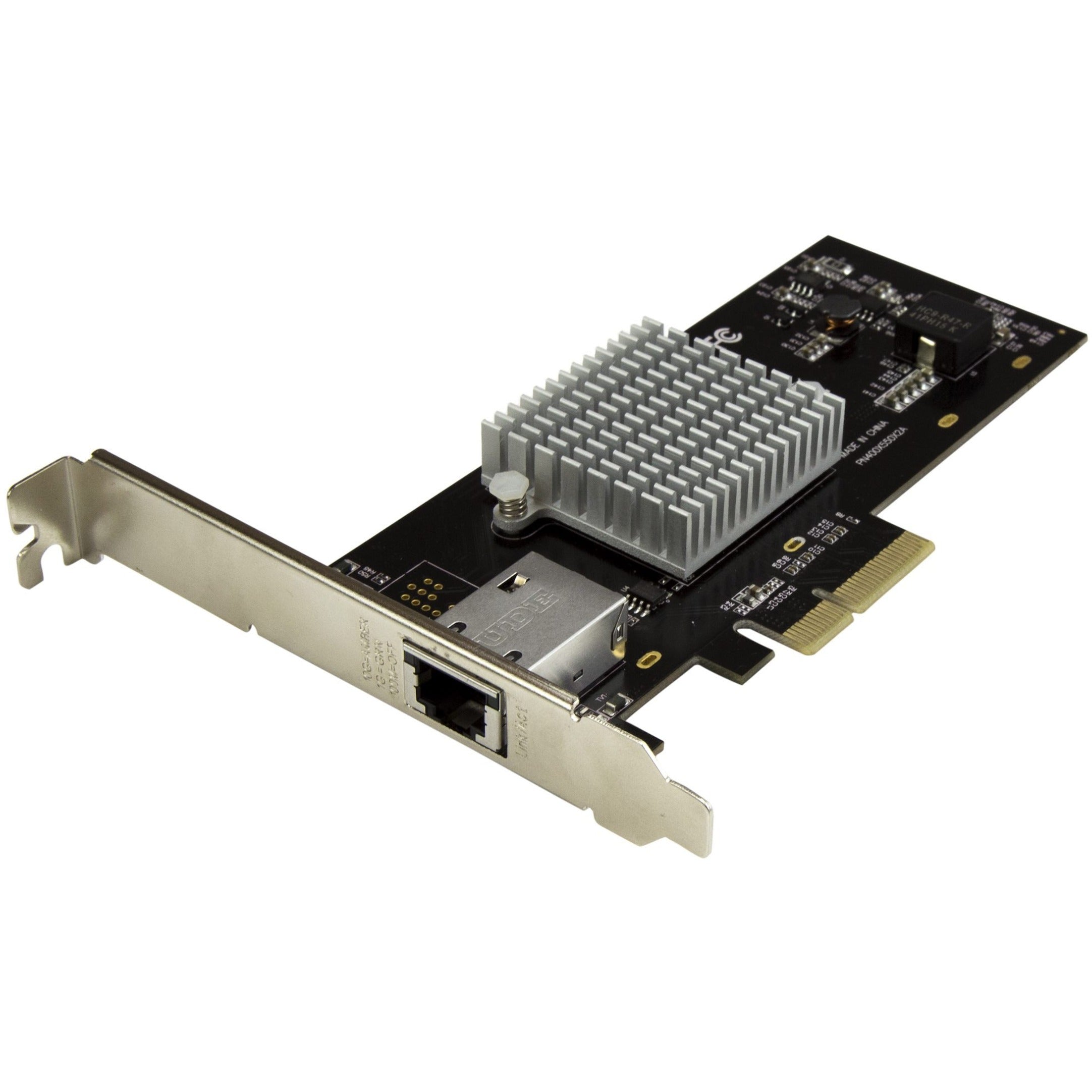 StarTech.com ST10000SPEXI 1-Port 10G Ethernet Network Card - PCI Express - Intel X550-AT Chip, 10GbE NIC with 10GBase-T / NBASE-T Compliant